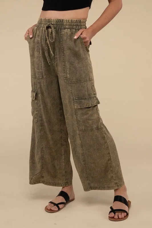 Cargo Pants with Elastic Waist *Online Only*