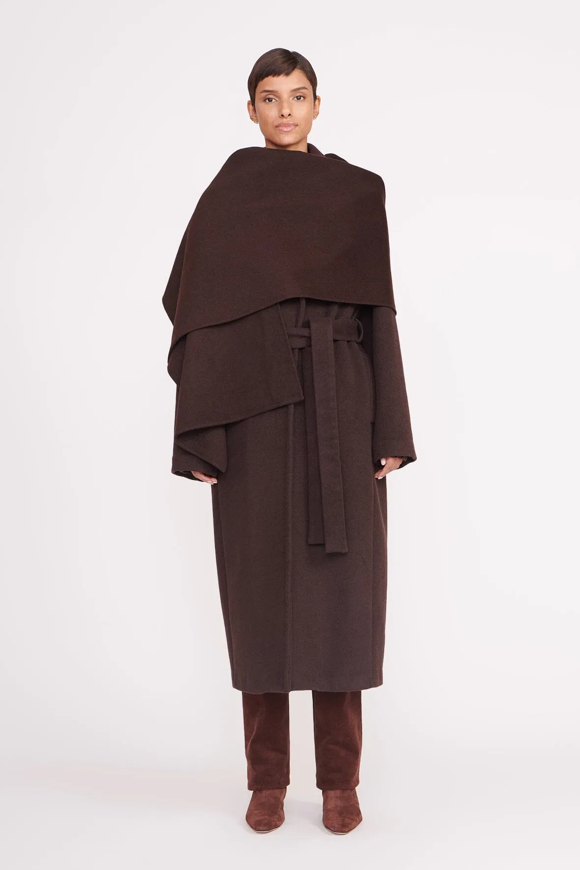 CARVER COAT | DARK CHOCOLATE