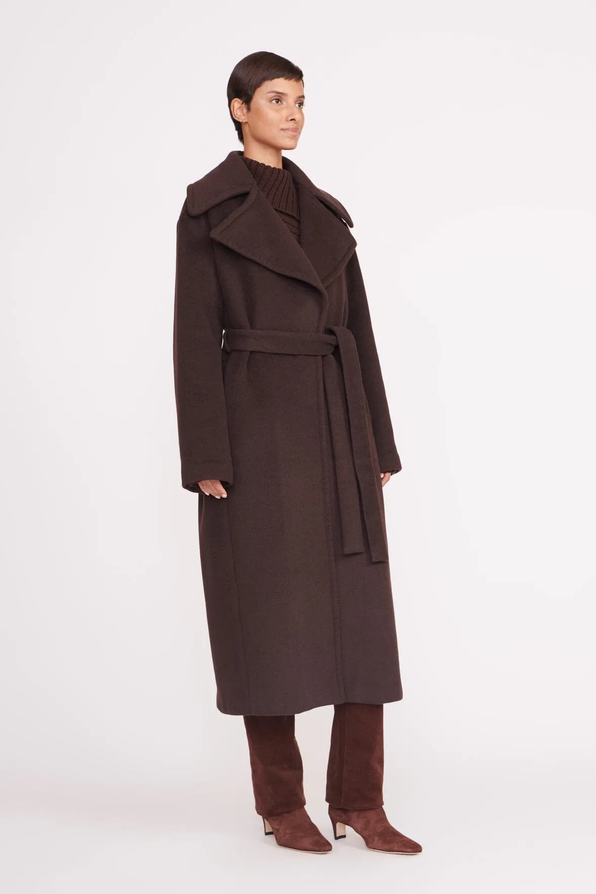 CARVER COAT | DARK CHOCOLATE