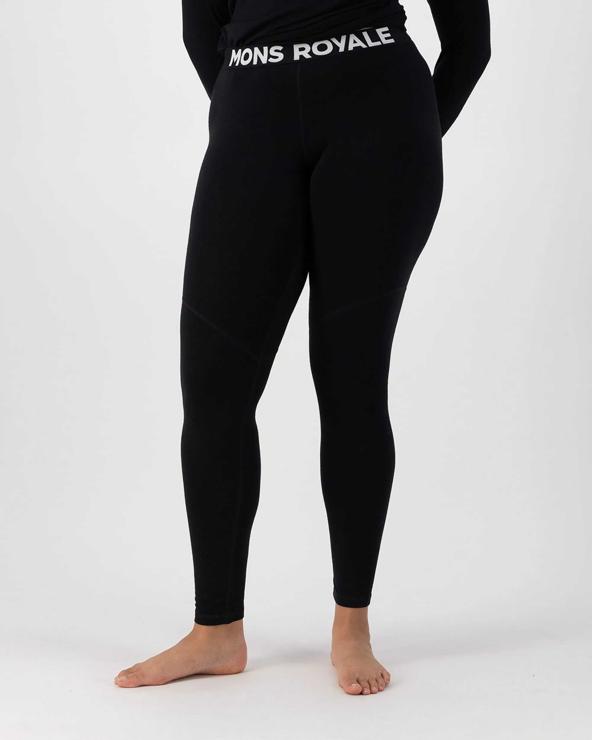 Cascade Merino Base Layer Legging - Black