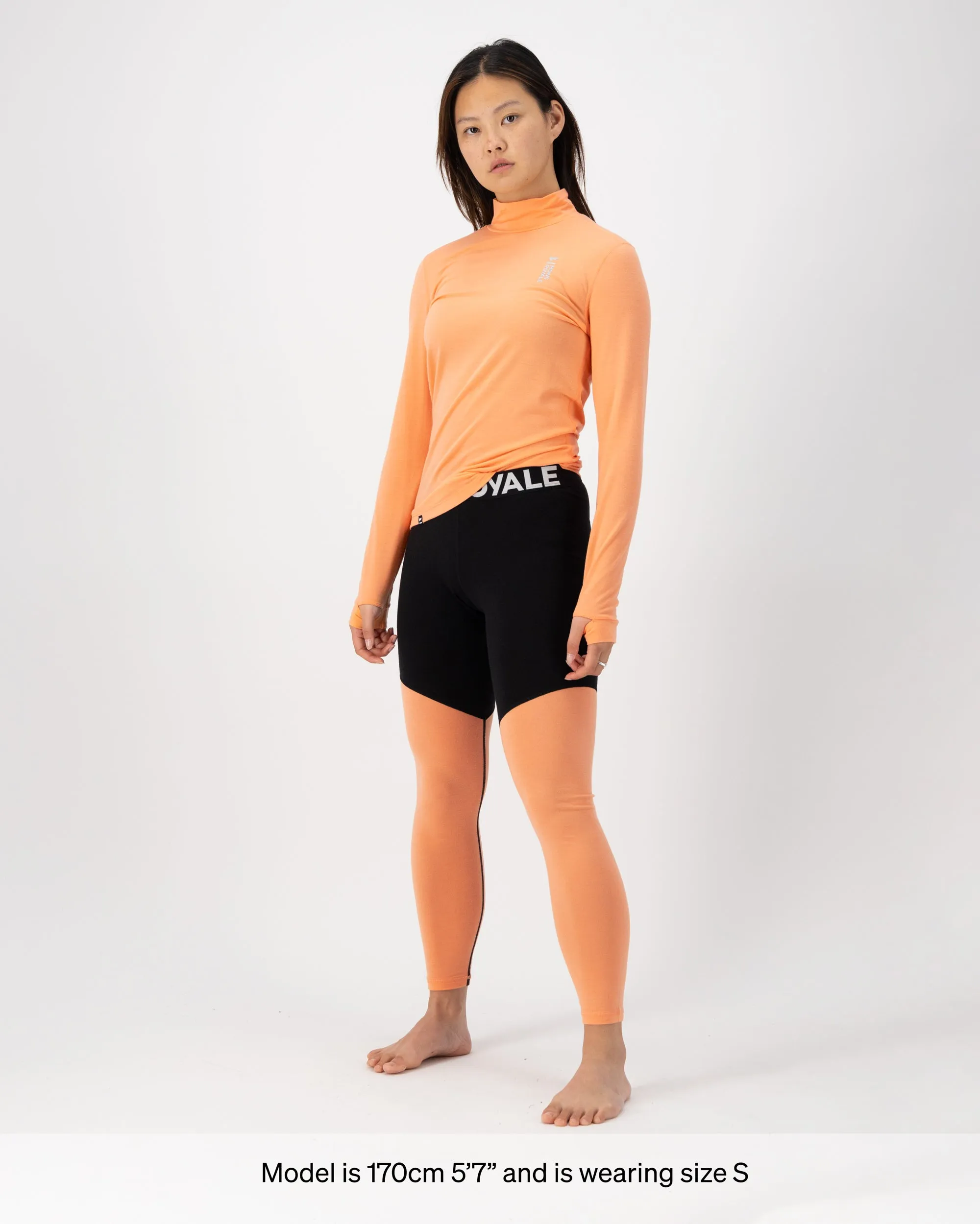 Cascade Merino Base Layer Legging - Punch