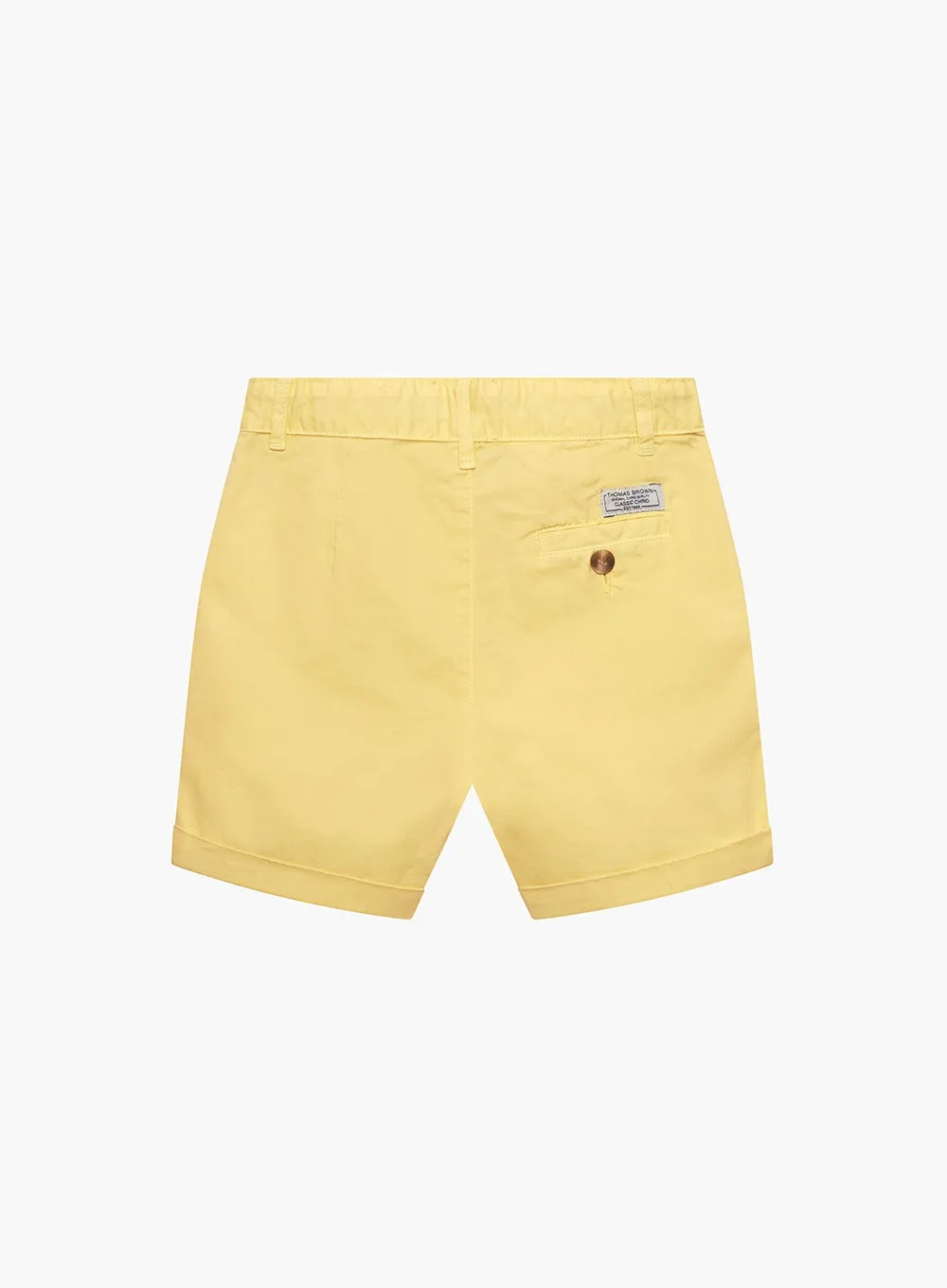 Charlie Chino Shorts in Yellow