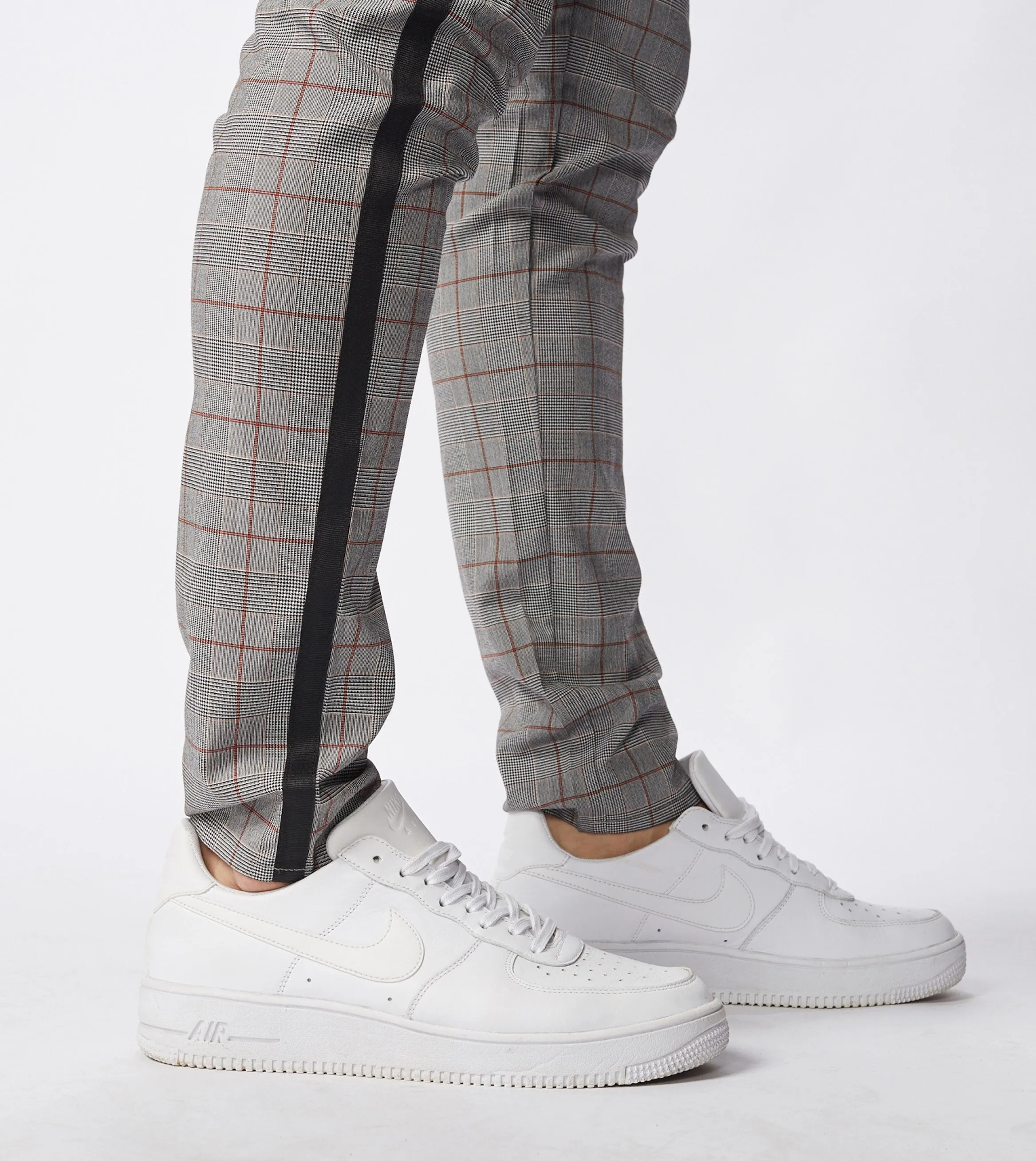 Check Sideline Snapshot Chino Grey Check