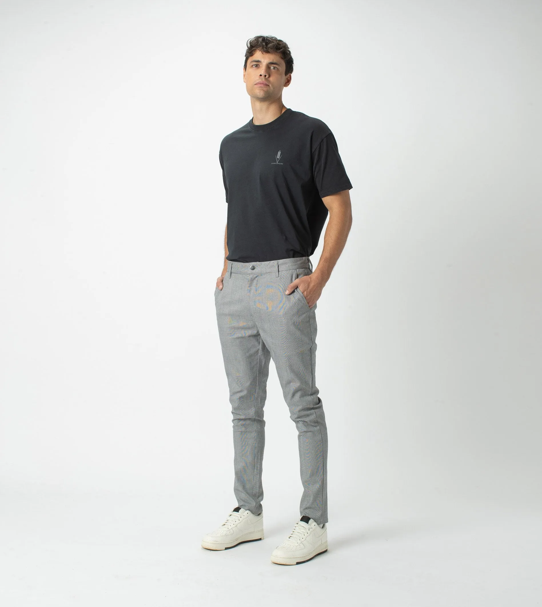 Check Snapshot Chino Grey