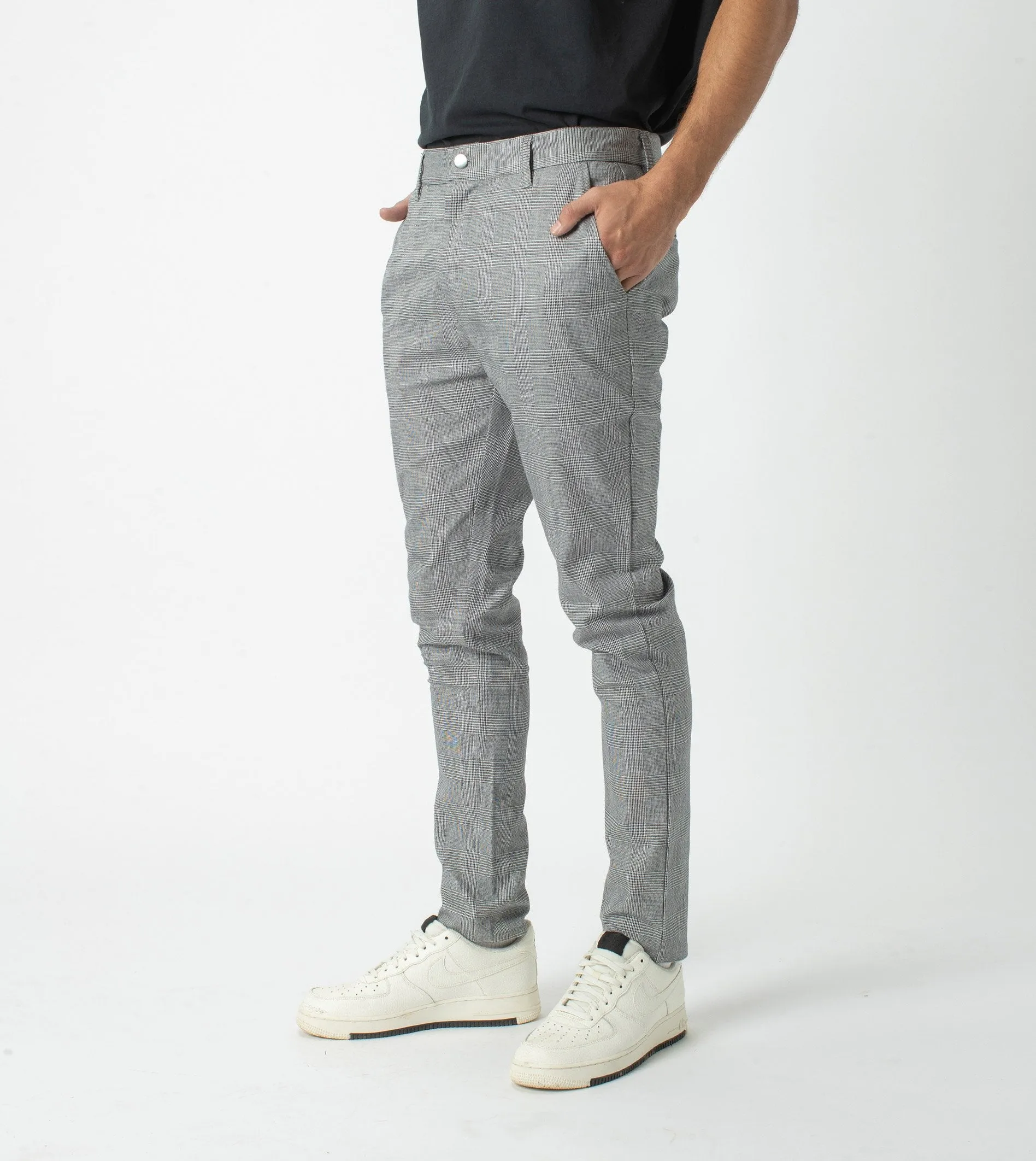 Check Snapshot Chino Grey