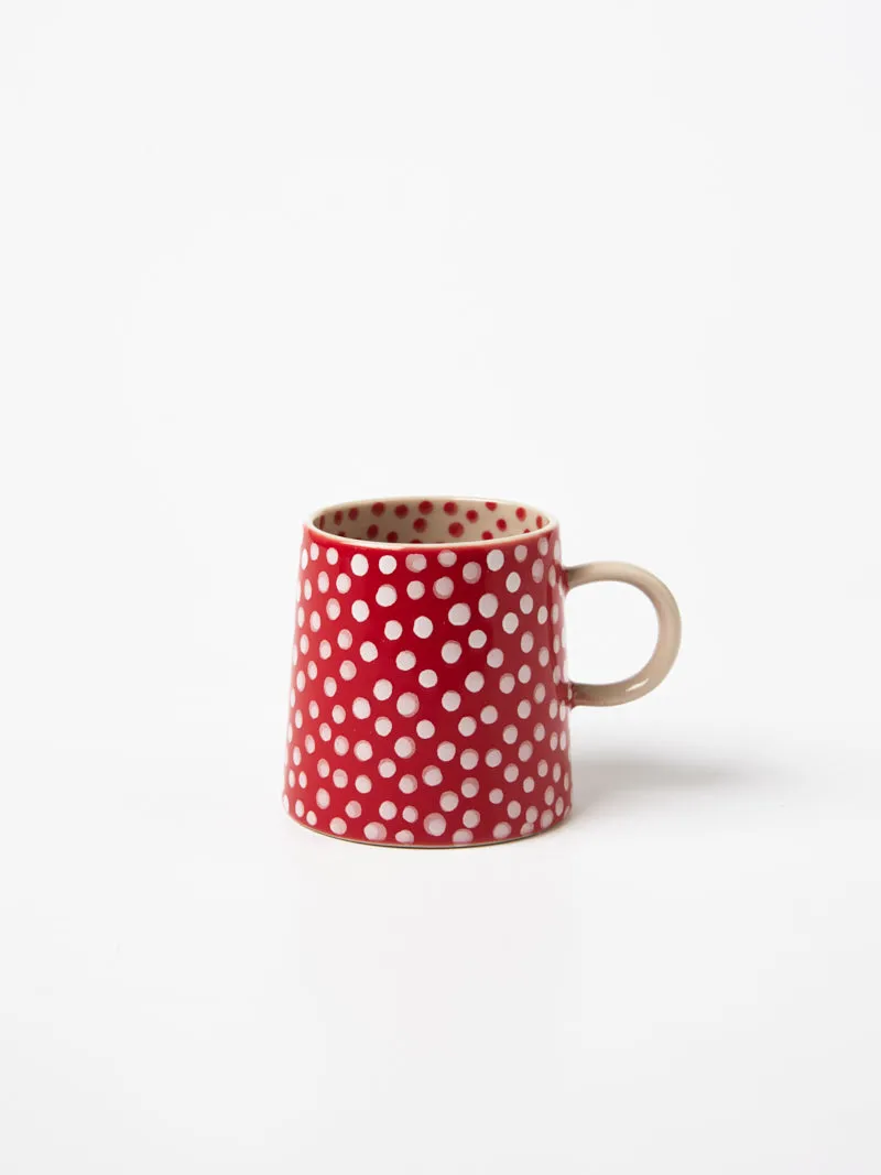 CHINO ESPRESSO CUP RED SPOT