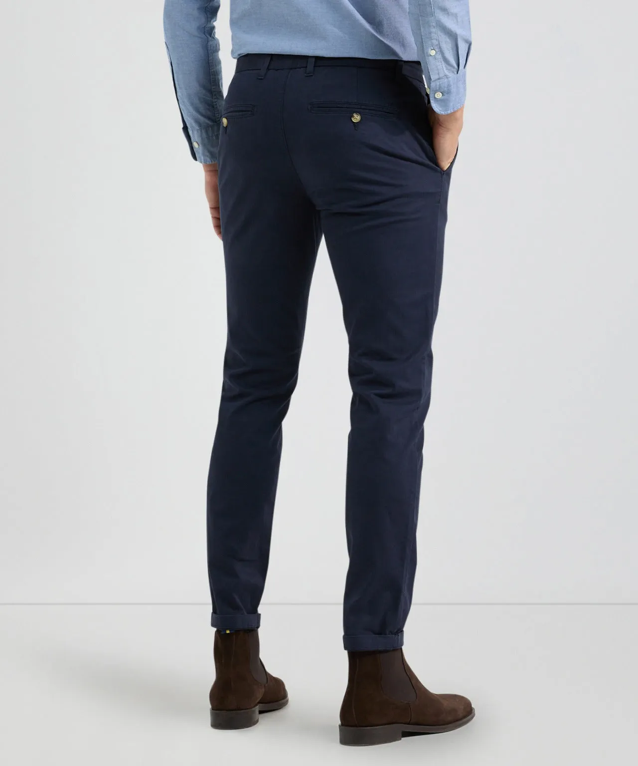 Chino Garment Dyed Slim Fit | Navy