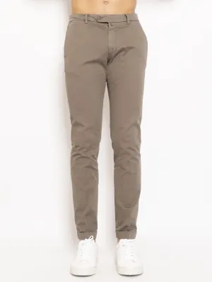 Chino in Cotone  Marrone