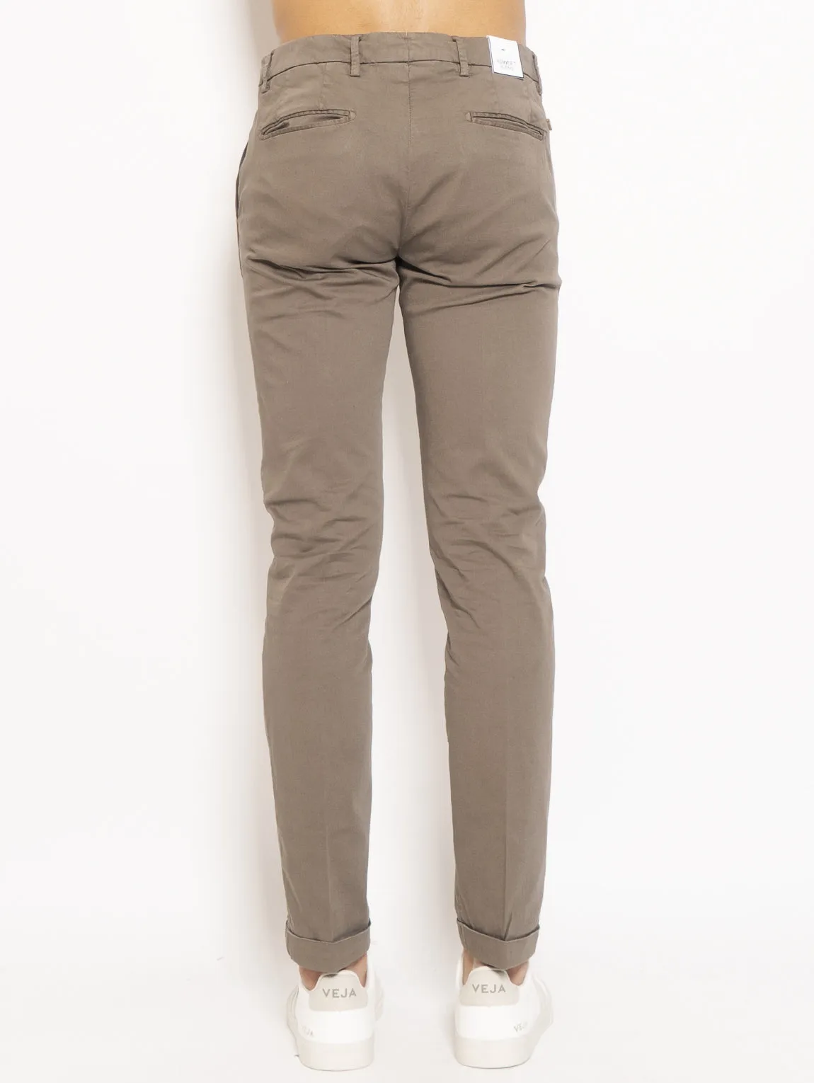 Chino in Cotone  Marrone