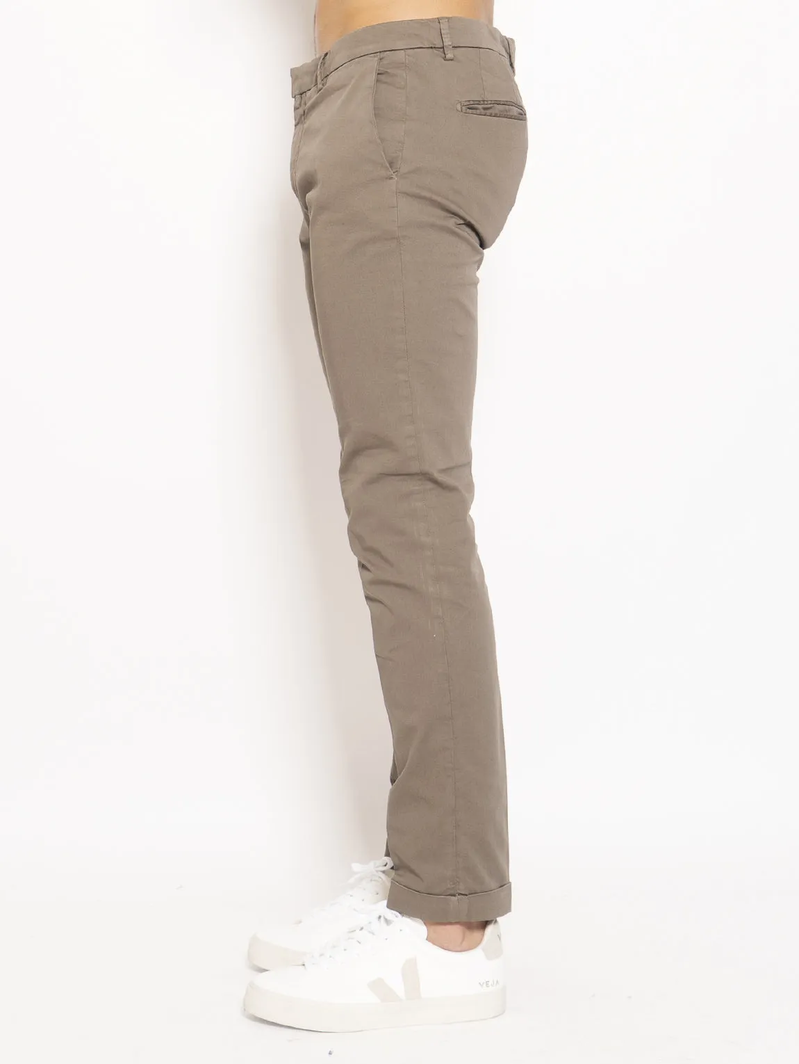 Chino in Cotone  Marrone