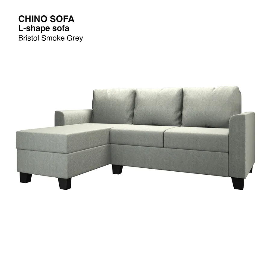 Chino L-shape 3 Seat with Chaise (Left Facing) Sofa