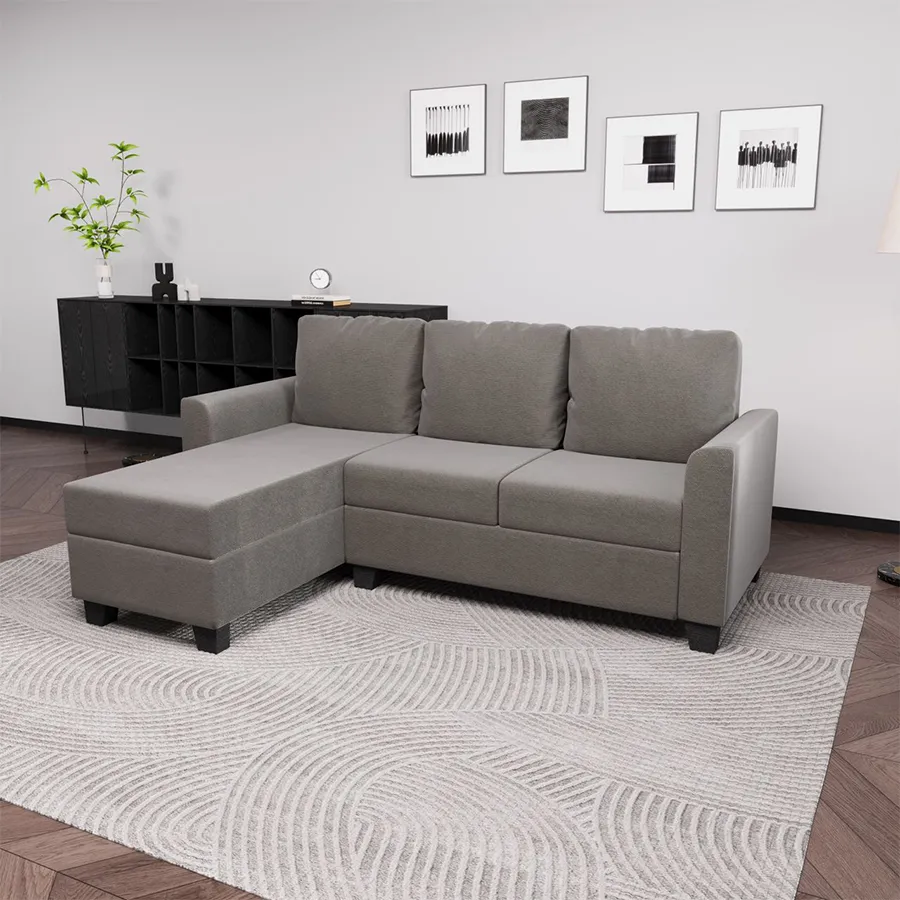 Chino L-shape 3 Seat with Chaise (Left Facing) Sofa