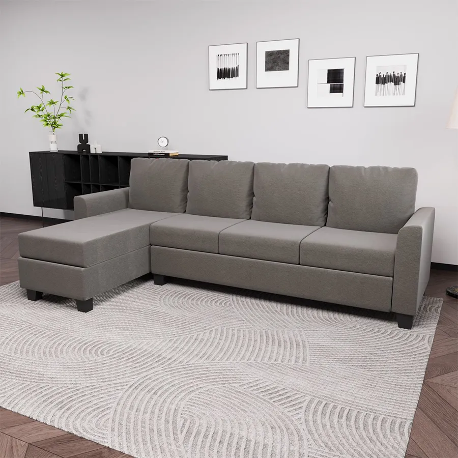 Chino L-shape 4 Seat with Chaise (Left Facing) Sofa