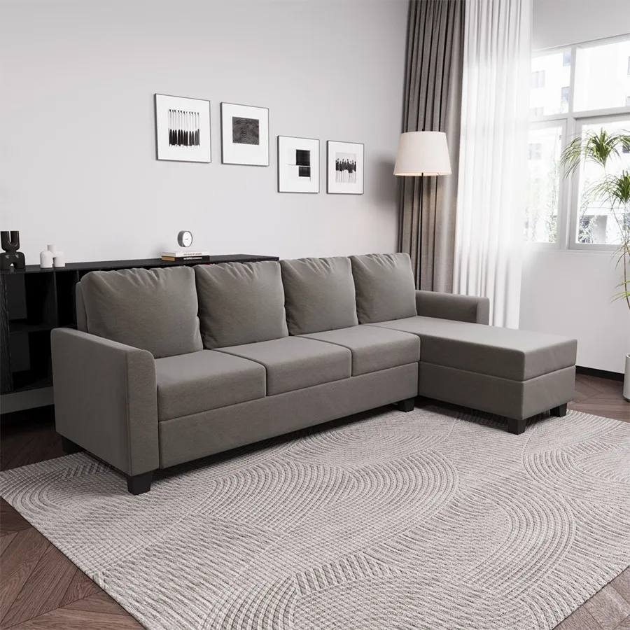 Chino L-shape 4 Seat with Chaise (Right Facing) Sofa