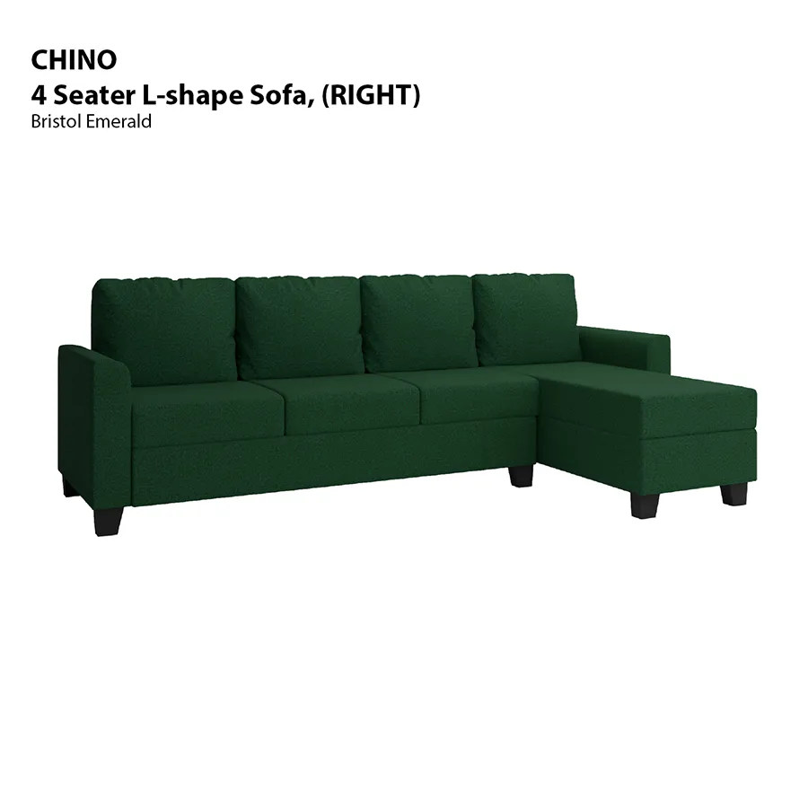 Chino L-shape 4 Seat with Chaise (Right Facing) Sofa