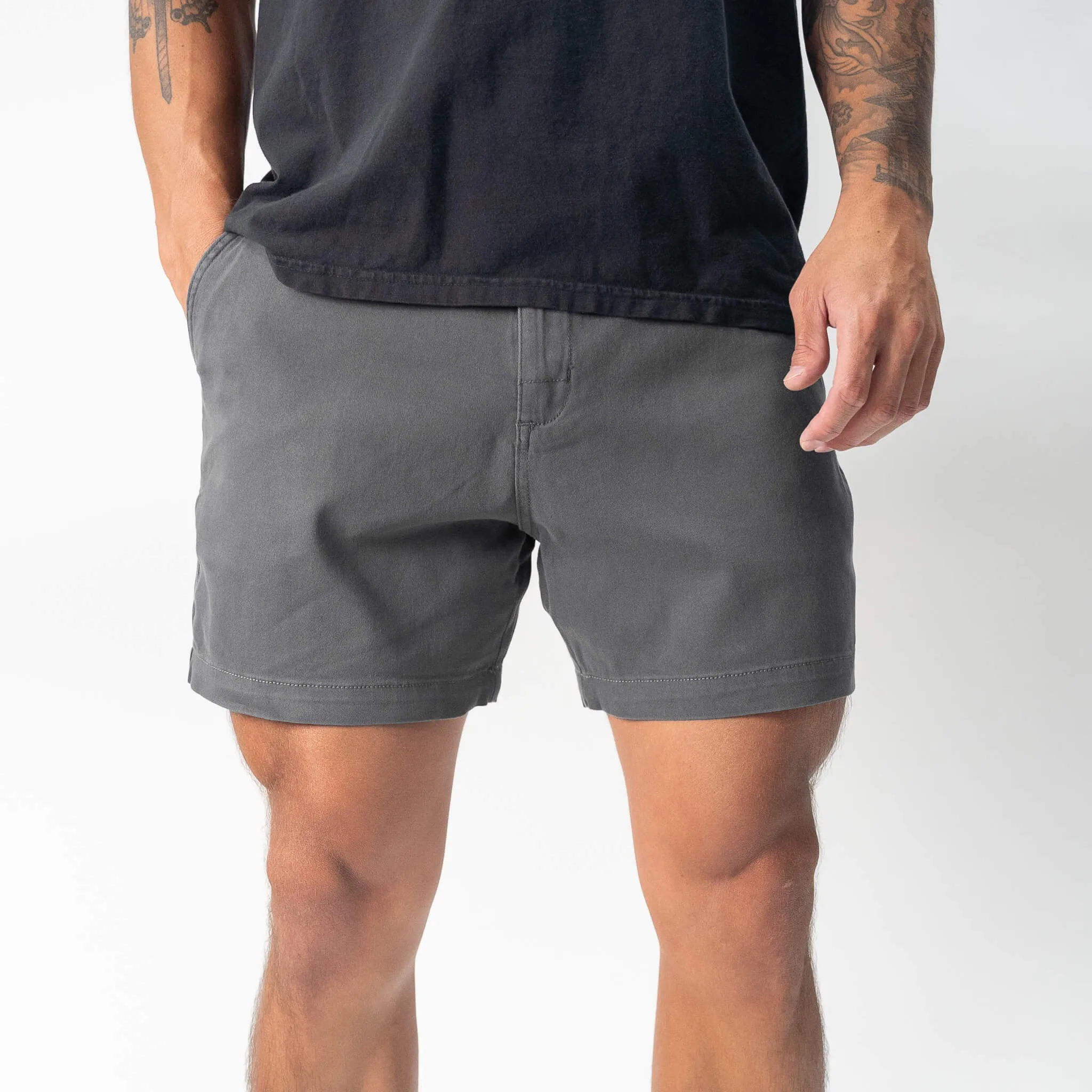 Chino Shorts - Charcoal