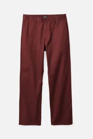 Choice Chino Relaxed Pant - Mahogany