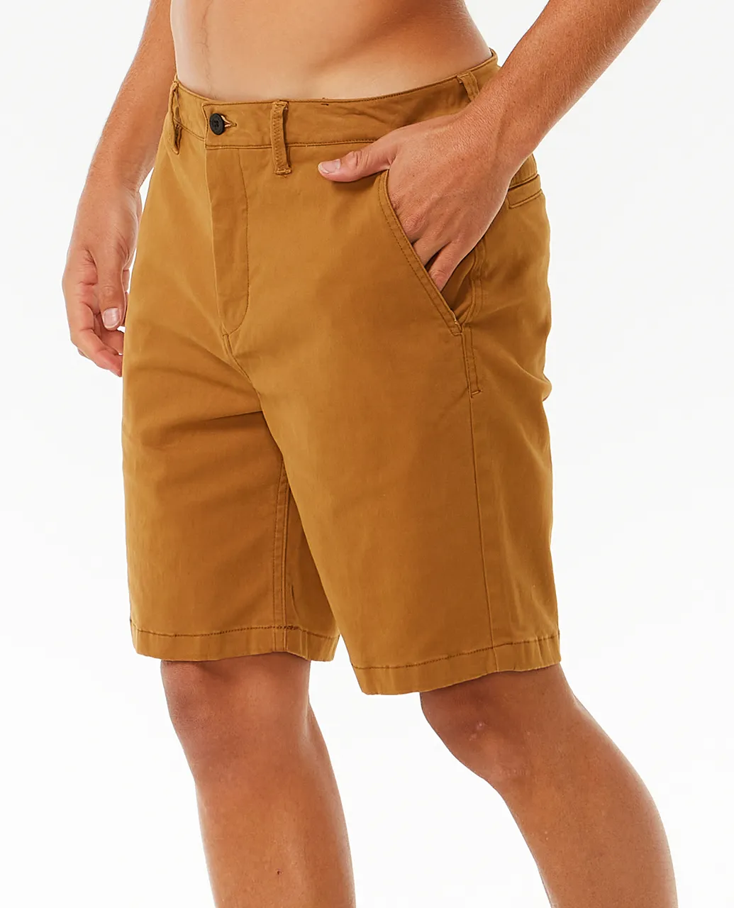 Classic Surf Chino Walkshorts in Gold