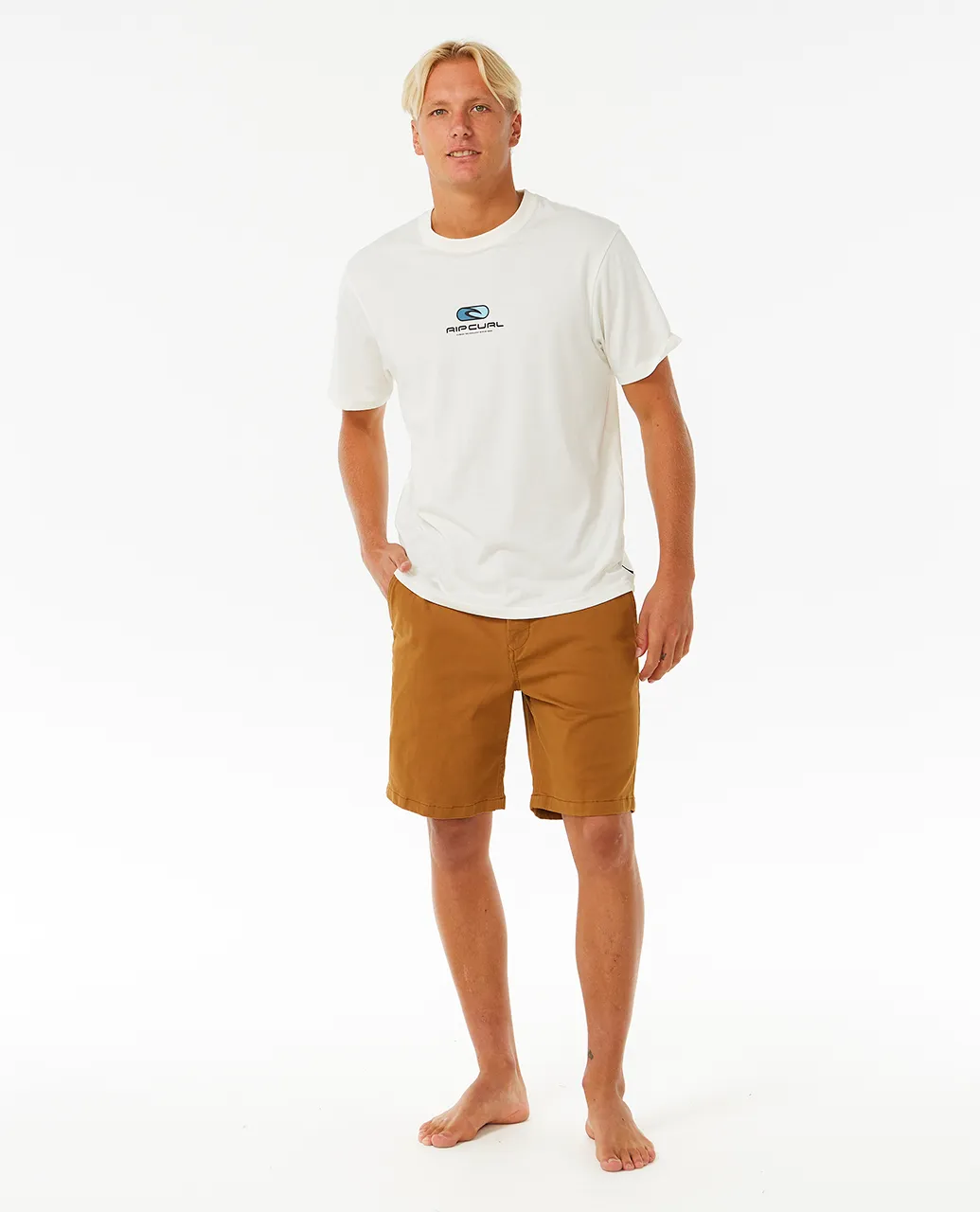 Classic Surf Chino Walkshorts in Gold