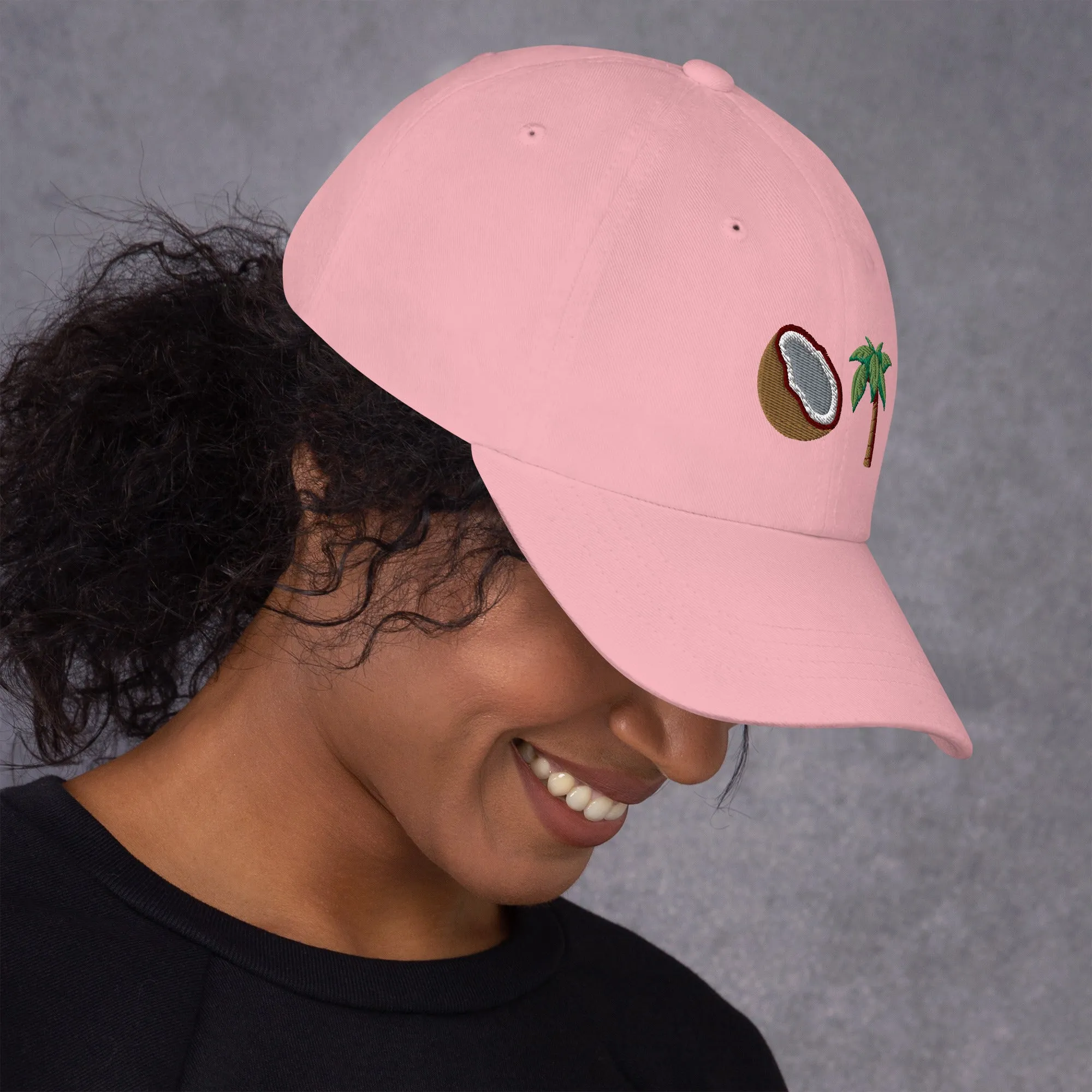 Coconut Tree Dad Hat