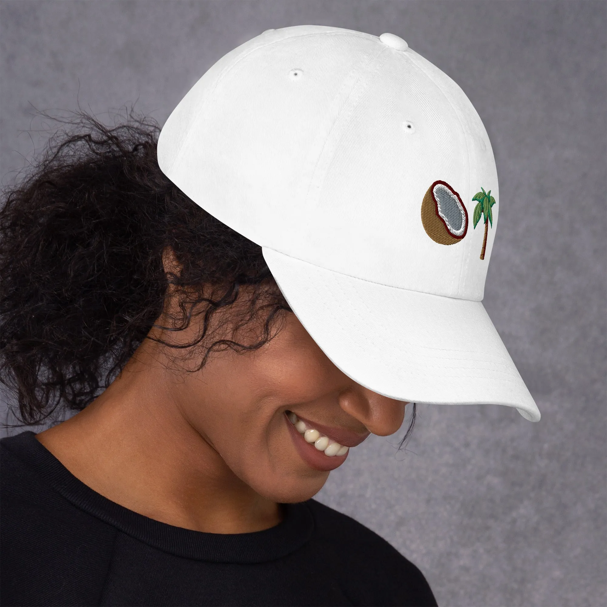 Coconut Tree Dad Hat