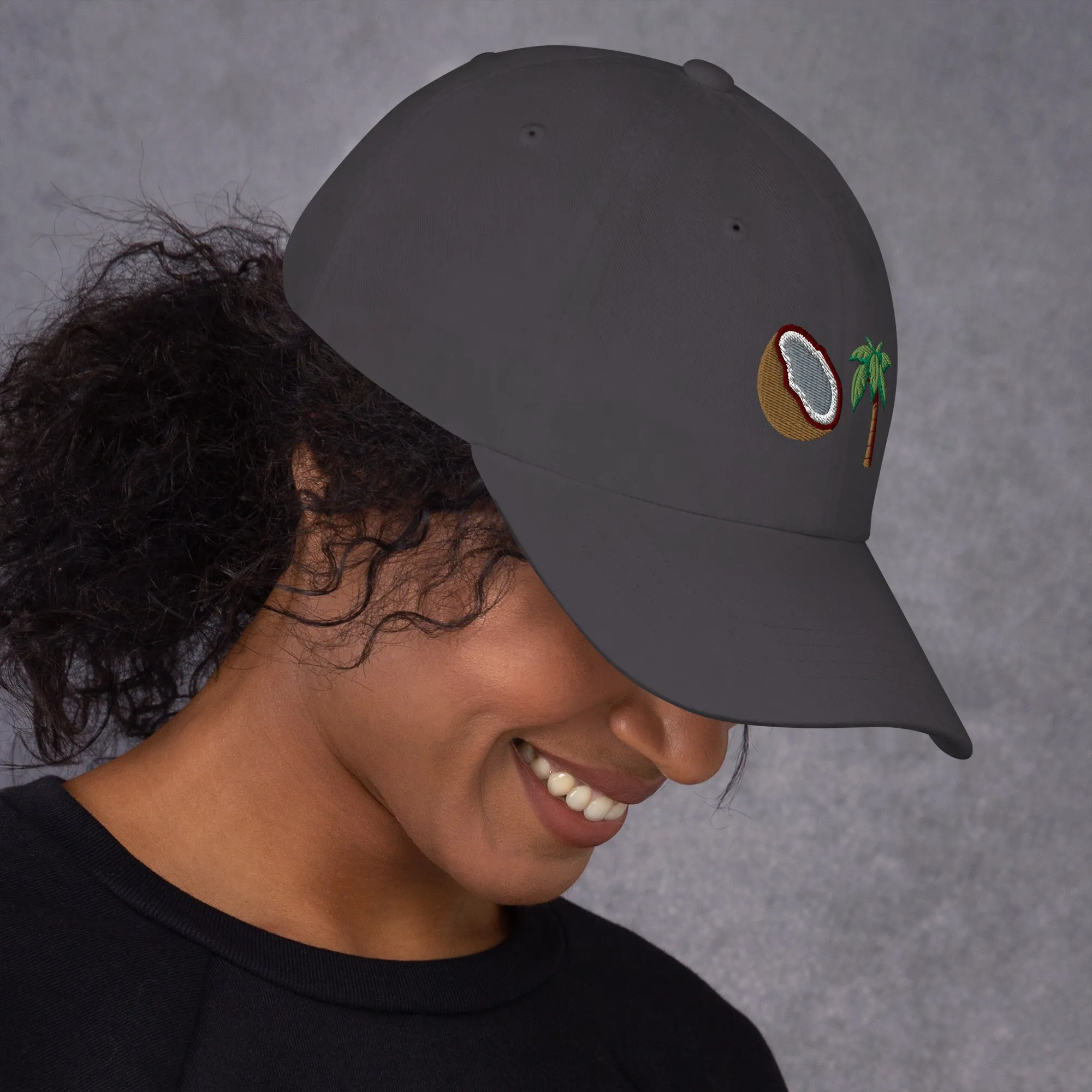 Coconut Tree Dad Hat