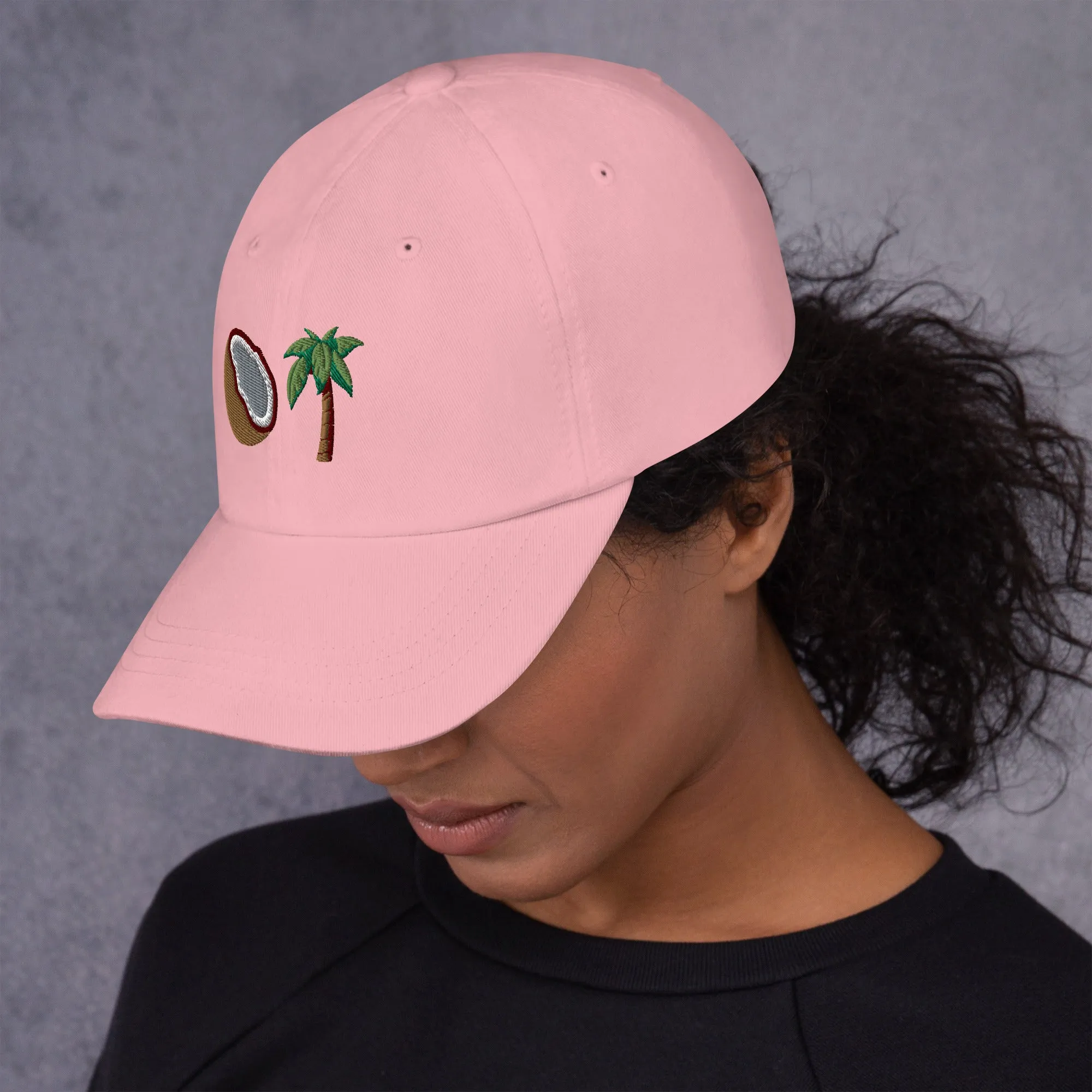 Coconut Tree Dad Hat