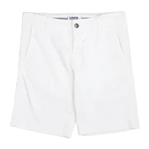 Como White Chino Shorts