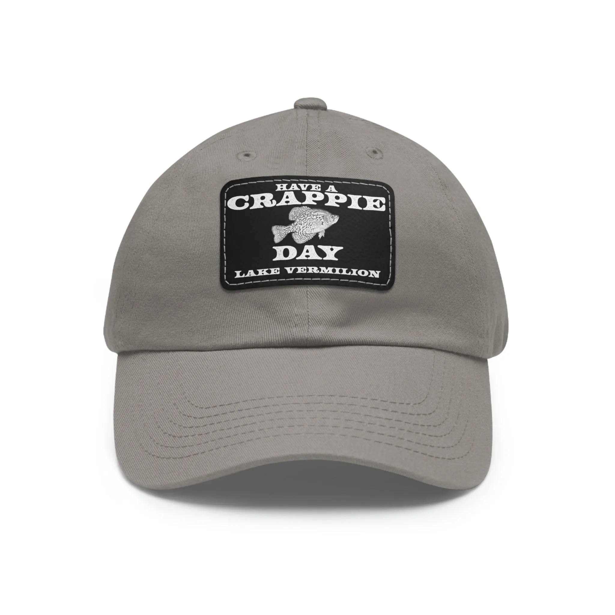 Crappie Day - Lake Vermilion - Hat - Leather Patch