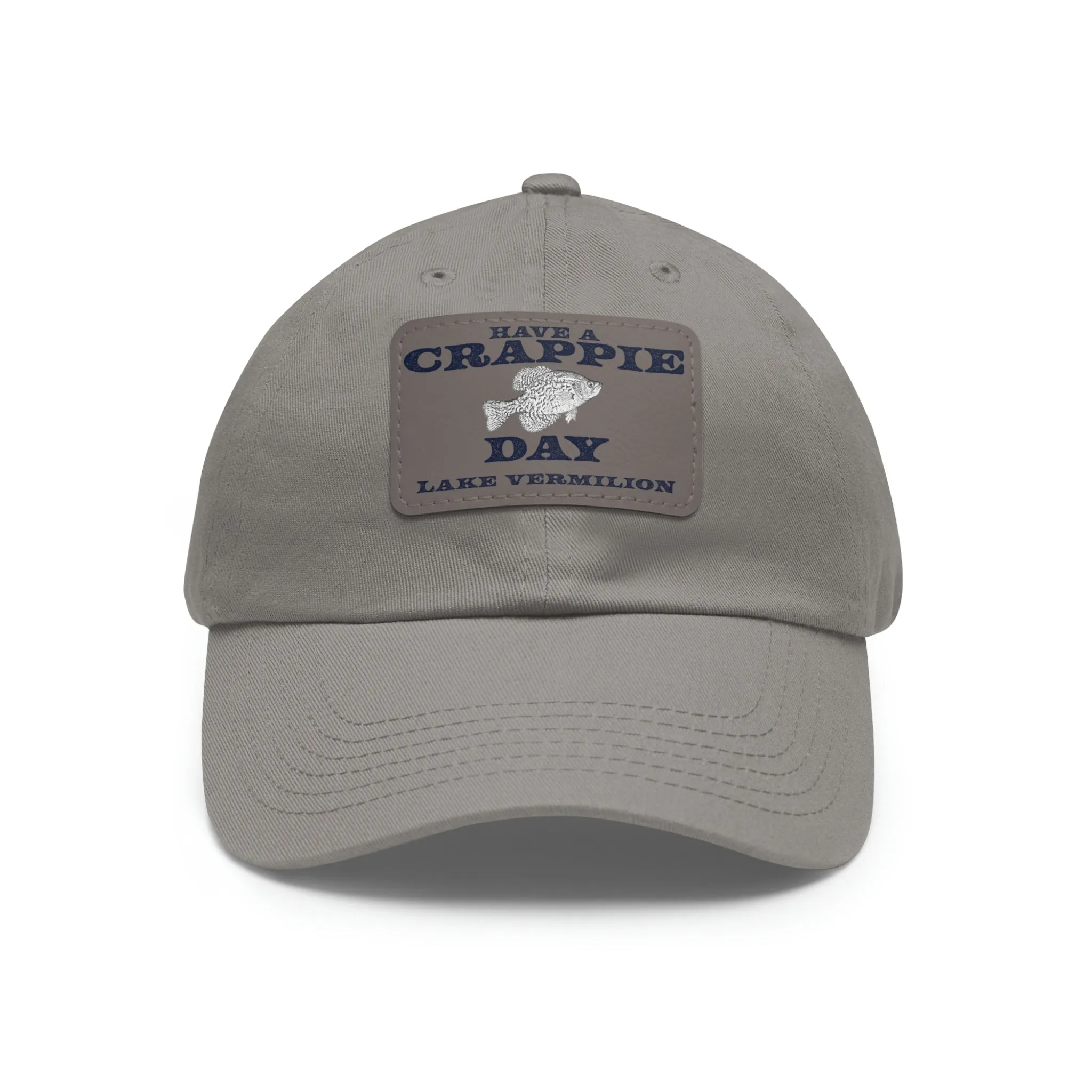 Crappie Day - Lake Vermilion - Hat - Leather Patch