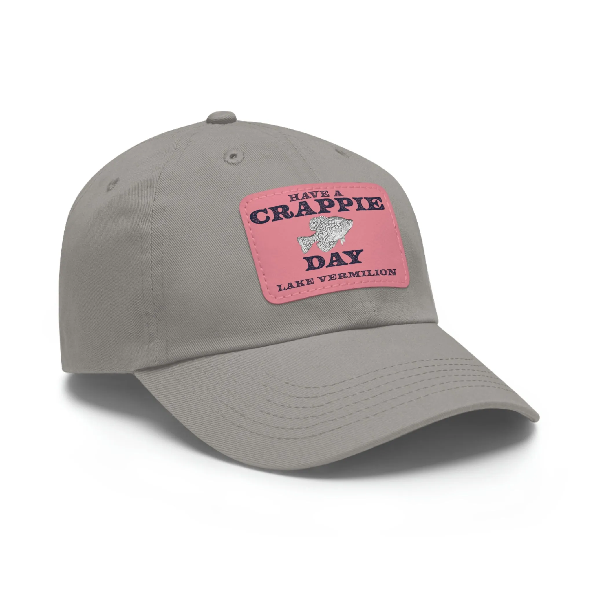 Crappie Day - Lake Vermilion - Hat - Leather Patch