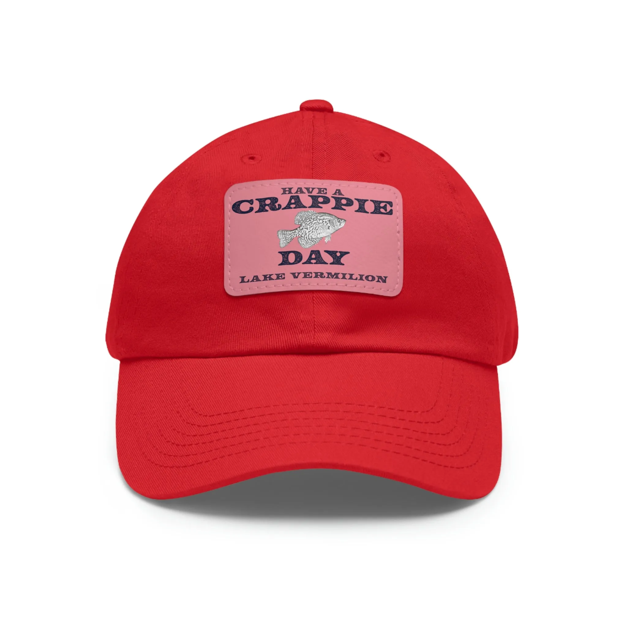 Crappie Day - Lake Vermilion - Hat - Leather Patch