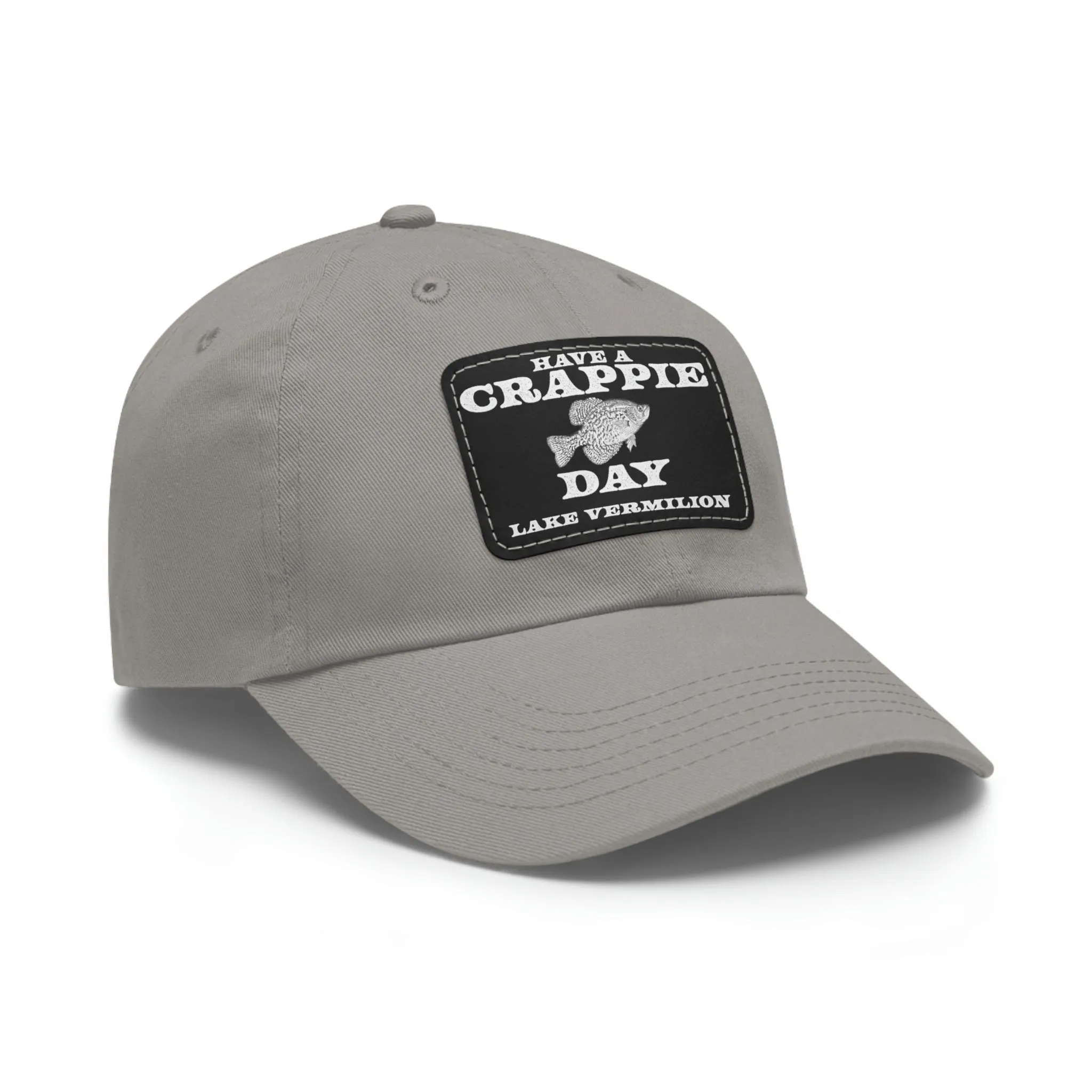 Crappie Day - Lake Vermilion - Hat - Leather Patch