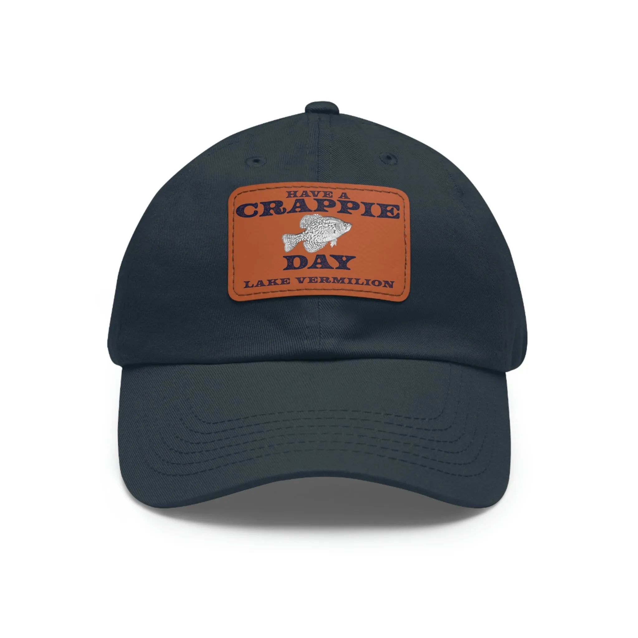 Crappie Day - Lake Vermilion - Hat - Leather Patch