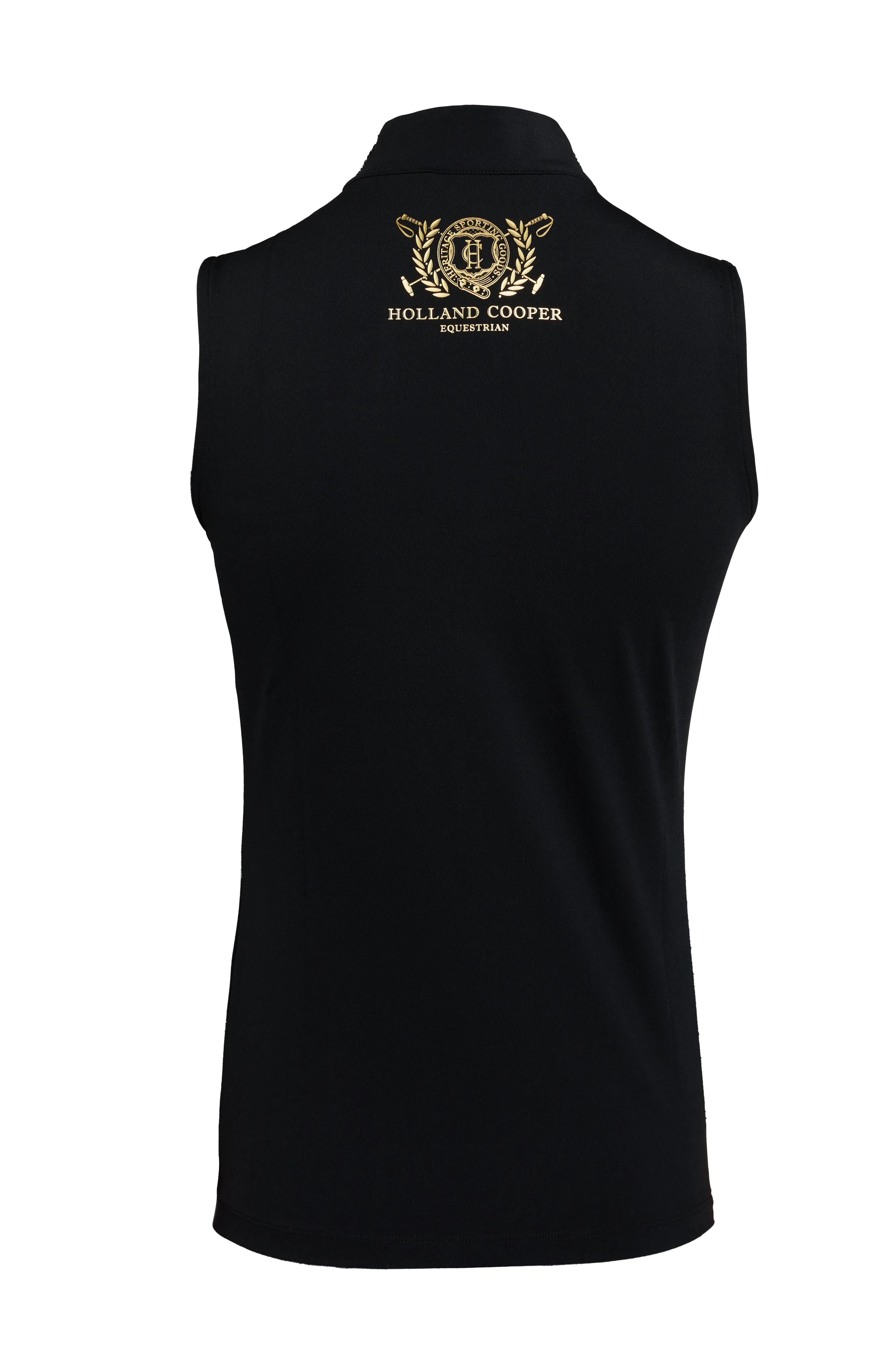 Crystal Sleeveless Base Layer (Black)