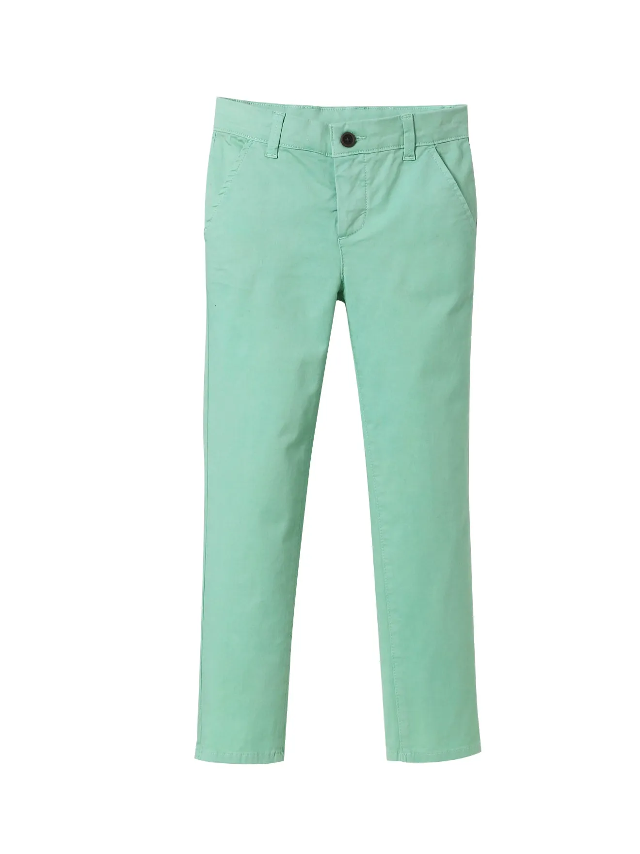 Cyrillus - Chino Light - Vert Clair Uni - Garçon