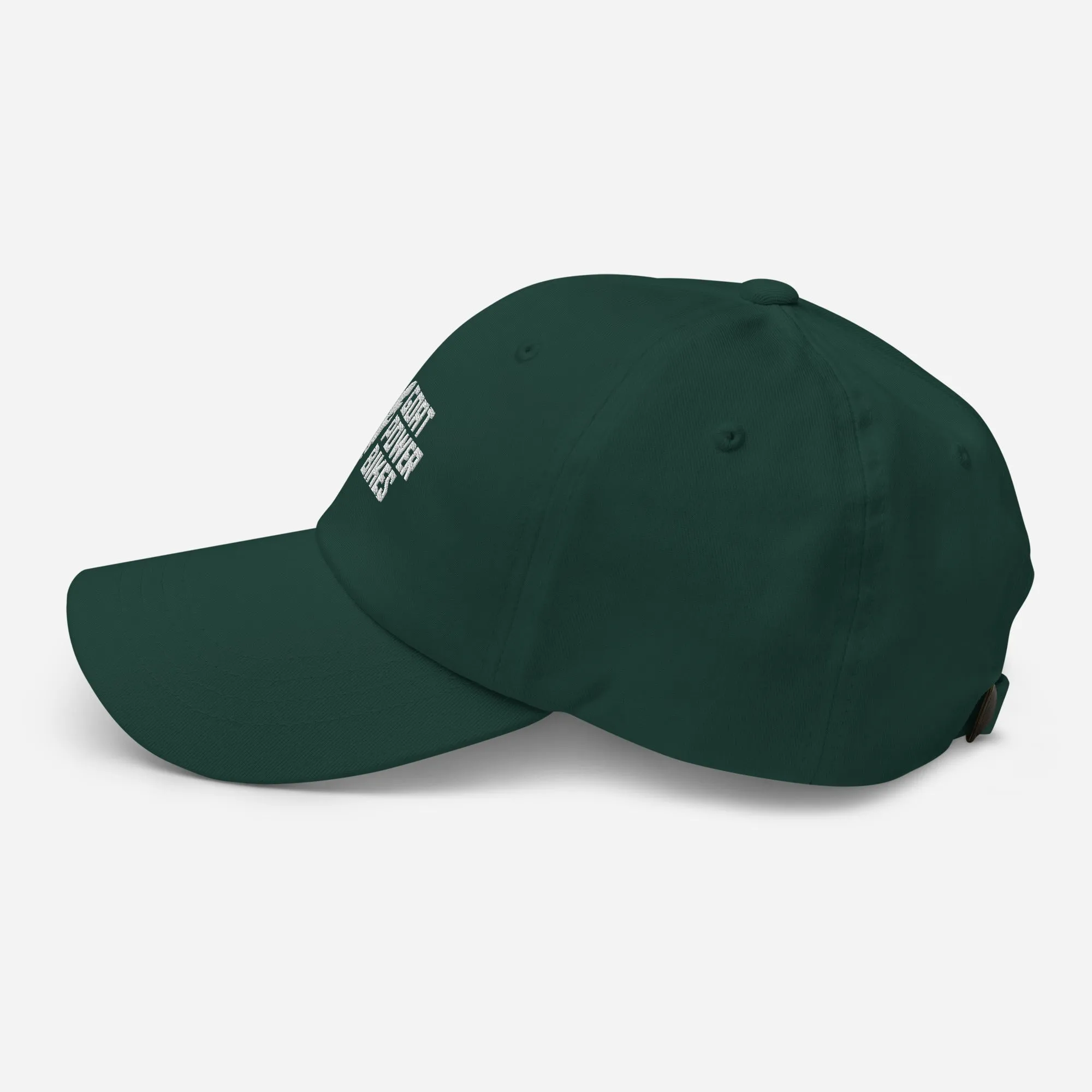 Dad Hat - White Embroidery