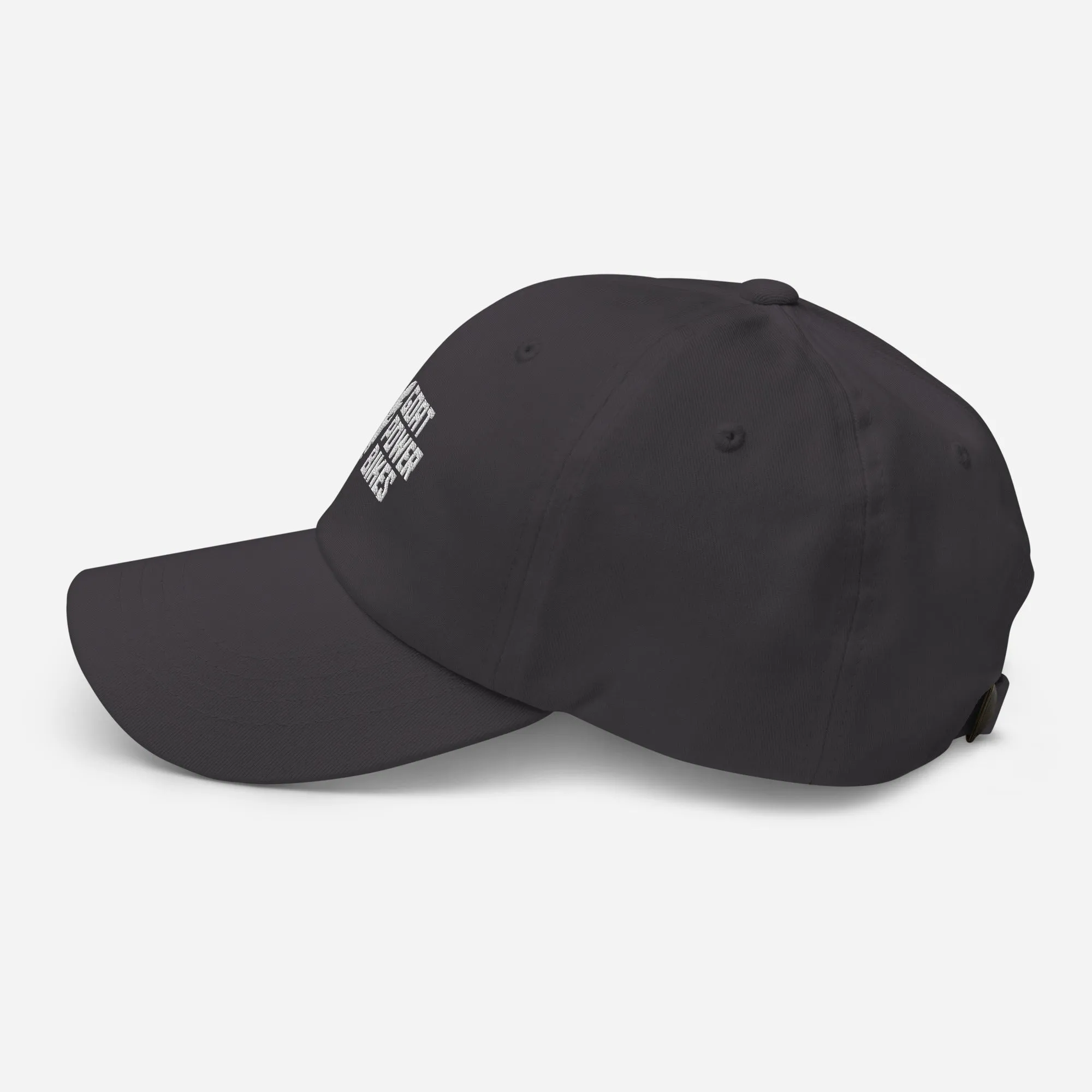 Dad Hat - White Embroidery