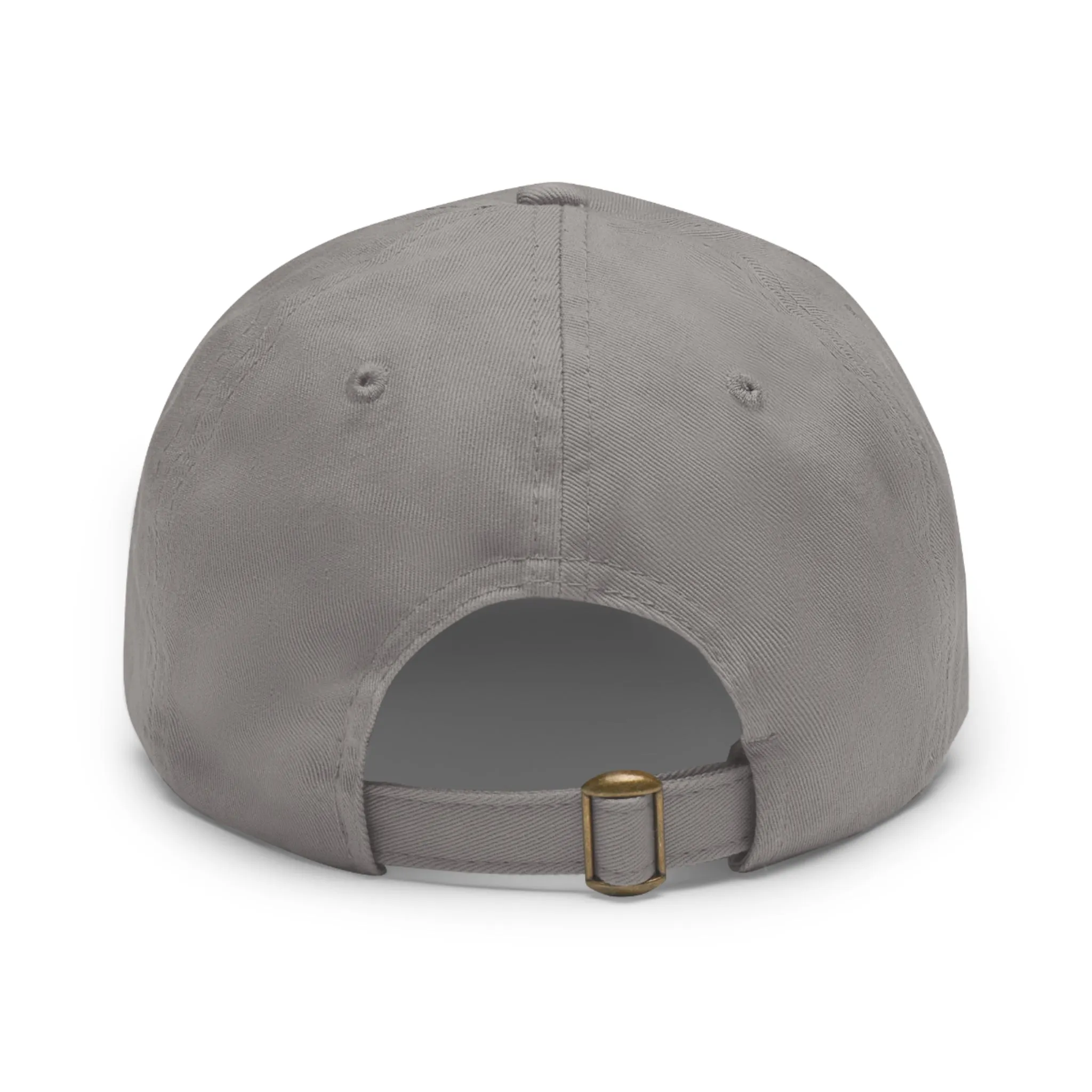 Dad Hat with Leather Patch (Rectangle)