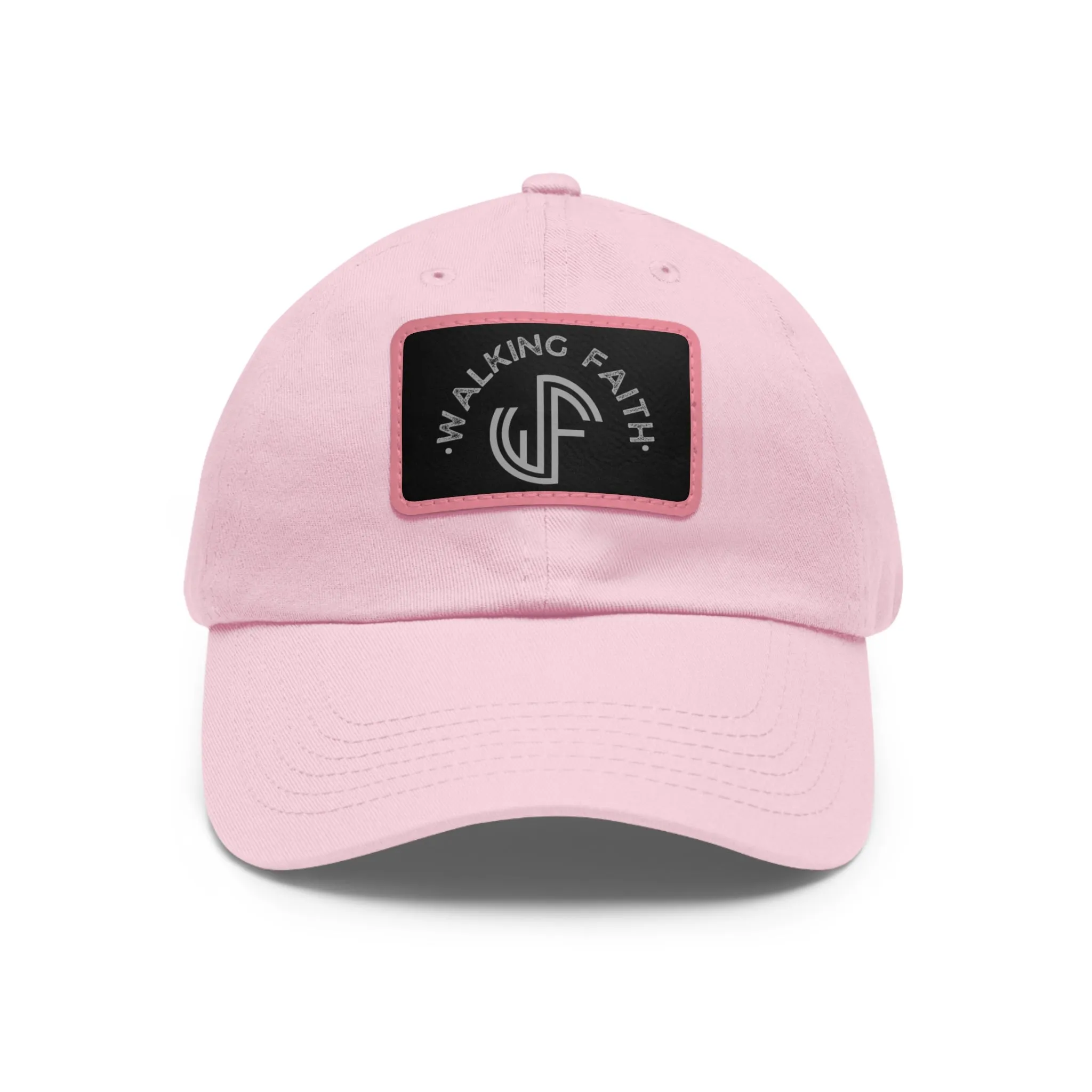 Dad Hat with Leather Patch (Rectangle)