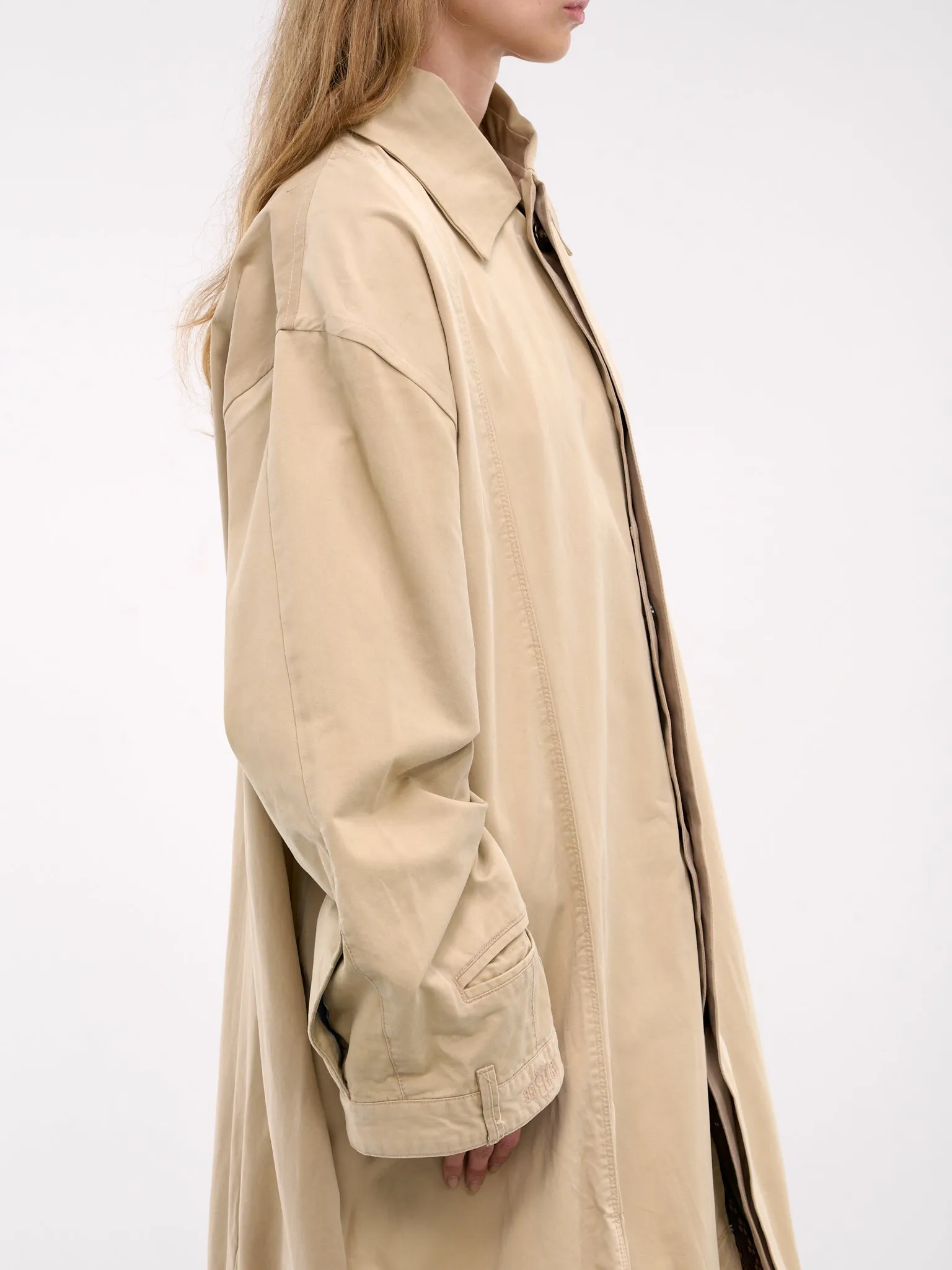 Deconstructed Chino Coat (W24036UC4-BEIGE)