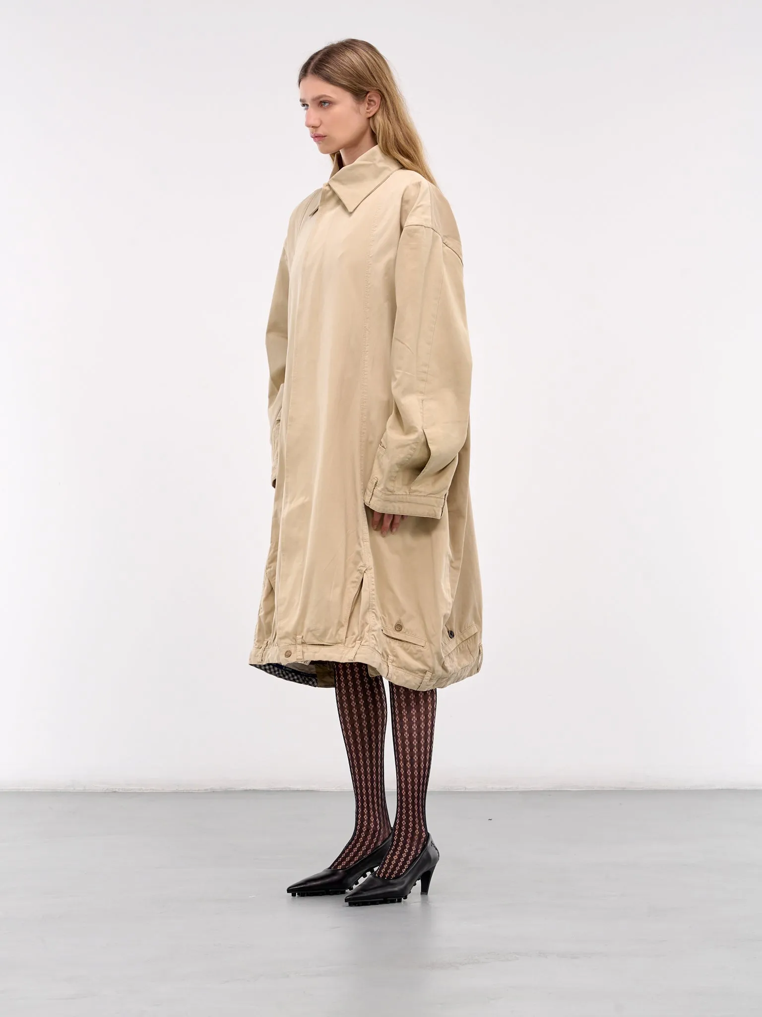 Deconstructed Chino Coat (W24036UC4-BEIGE)