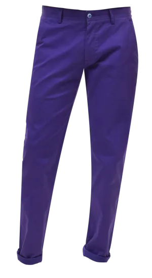 EJ Samuel Purple Chino Long Pants CHL01