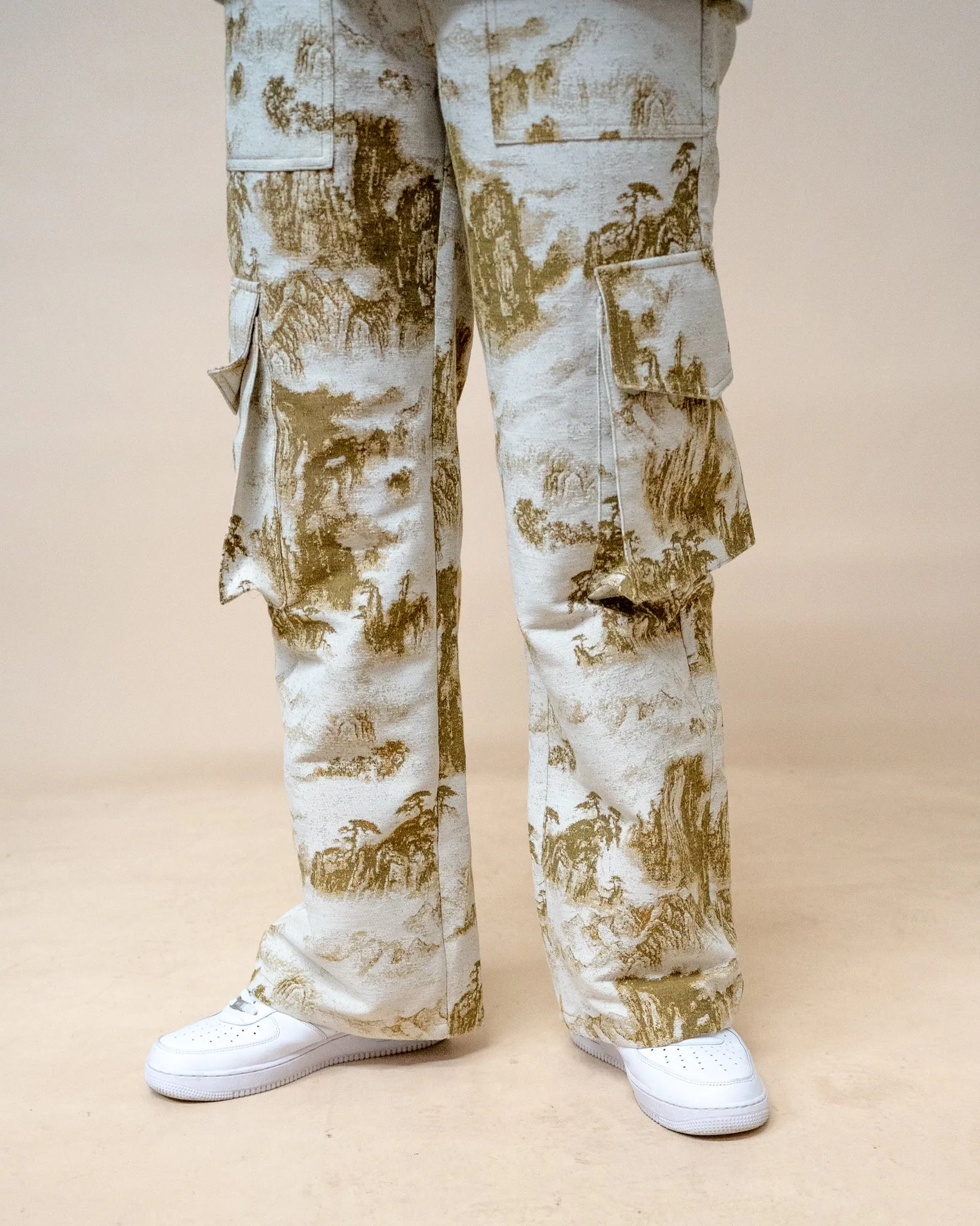 EPTM TAPESTRY CARGO PANTS - KHAKI