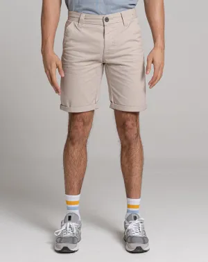 ESSENTIAL REGULAR FIT CHINO SHORTS | STONE