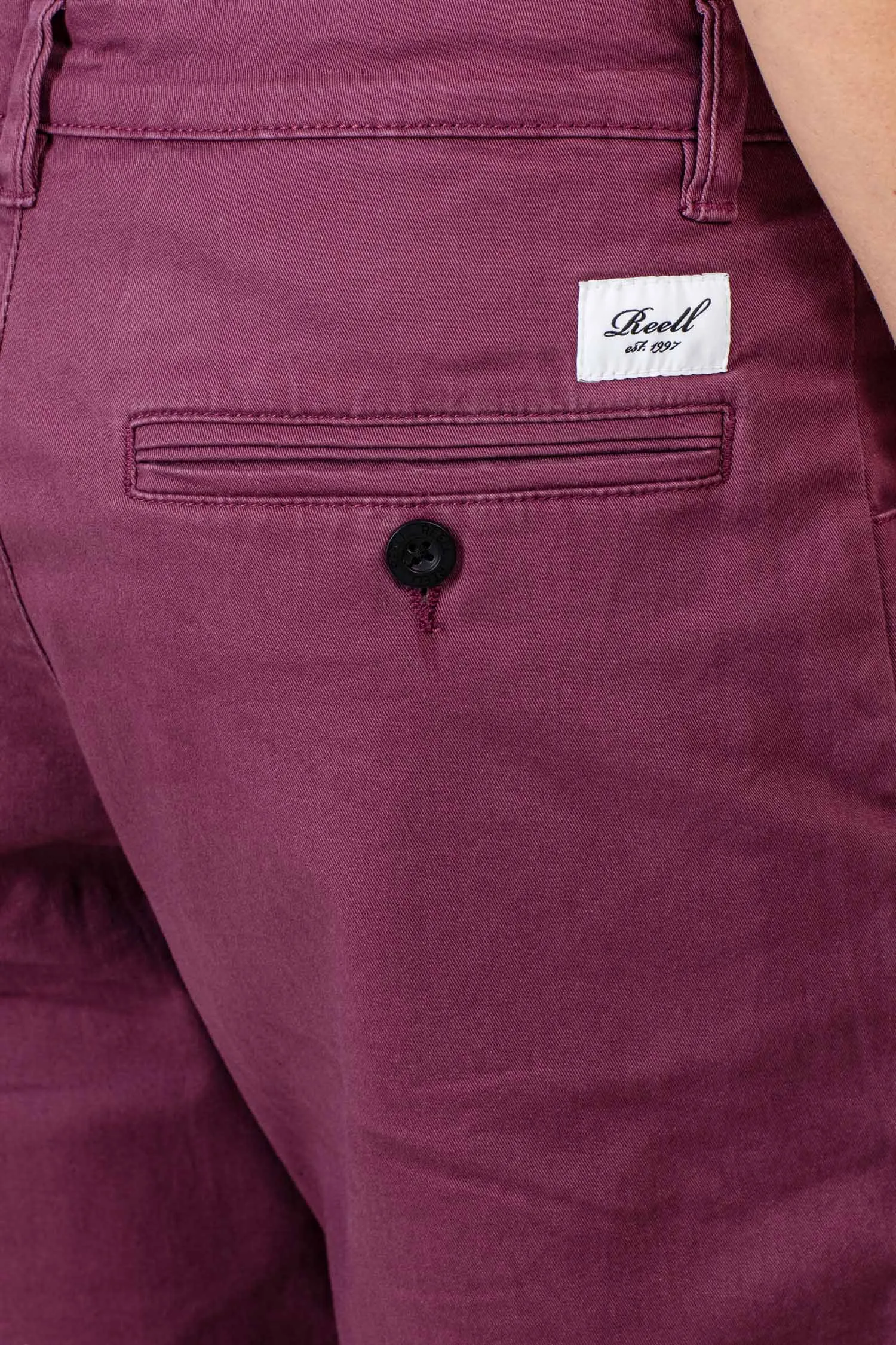 Flex Grip Chino Short - Plum Purple