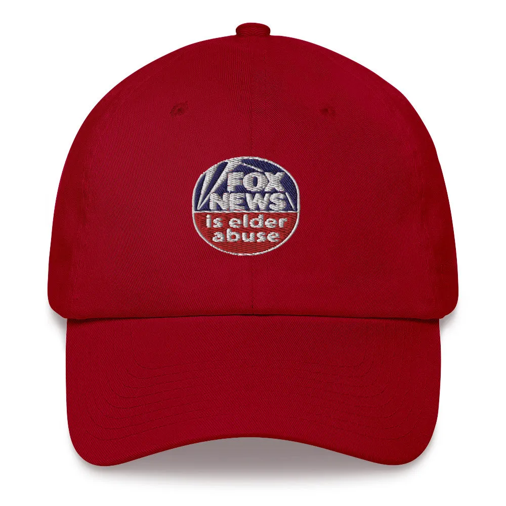 FOX NEWS IS ELDER ABUSE Baseball Hat