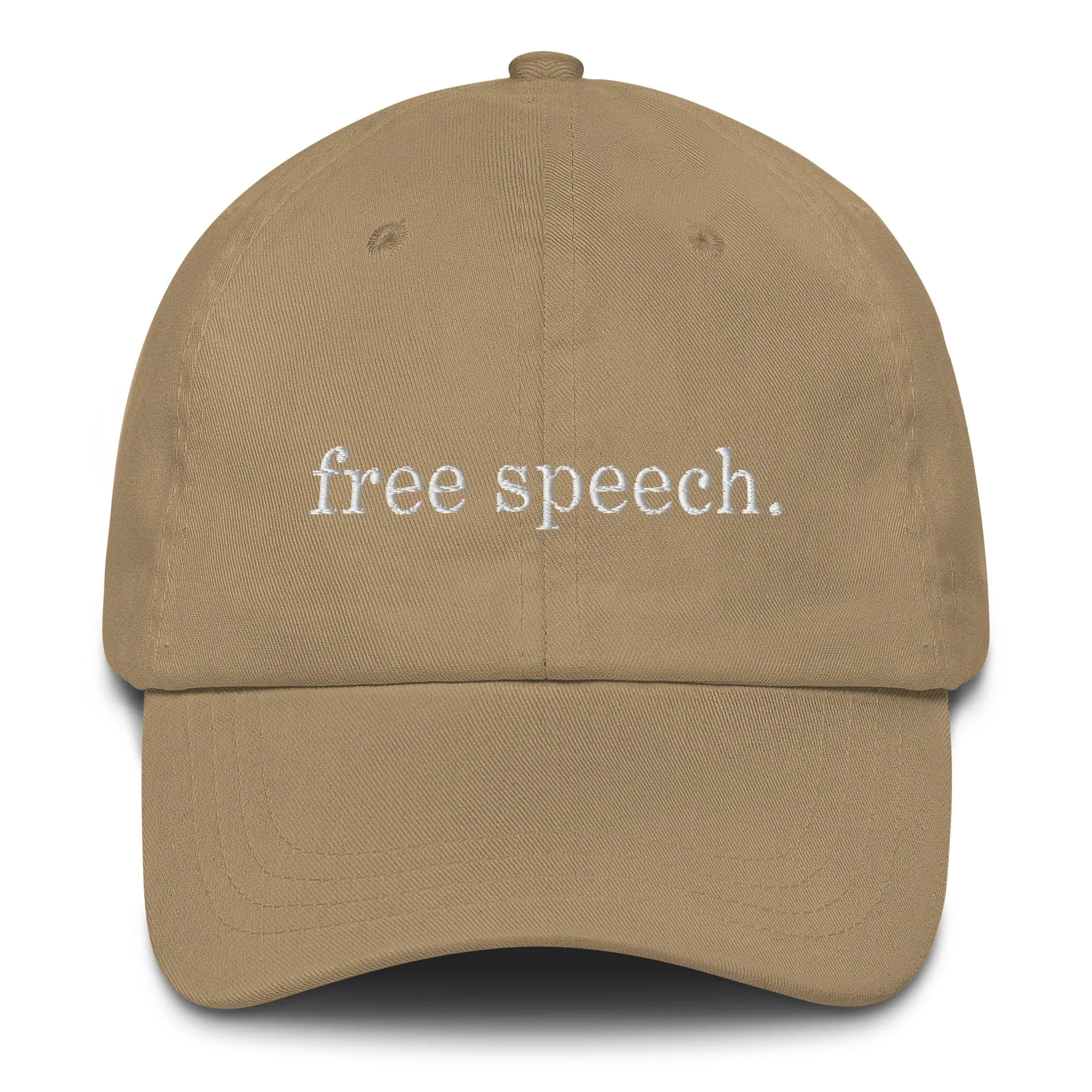 Free Speech Embroidered Dad Hat