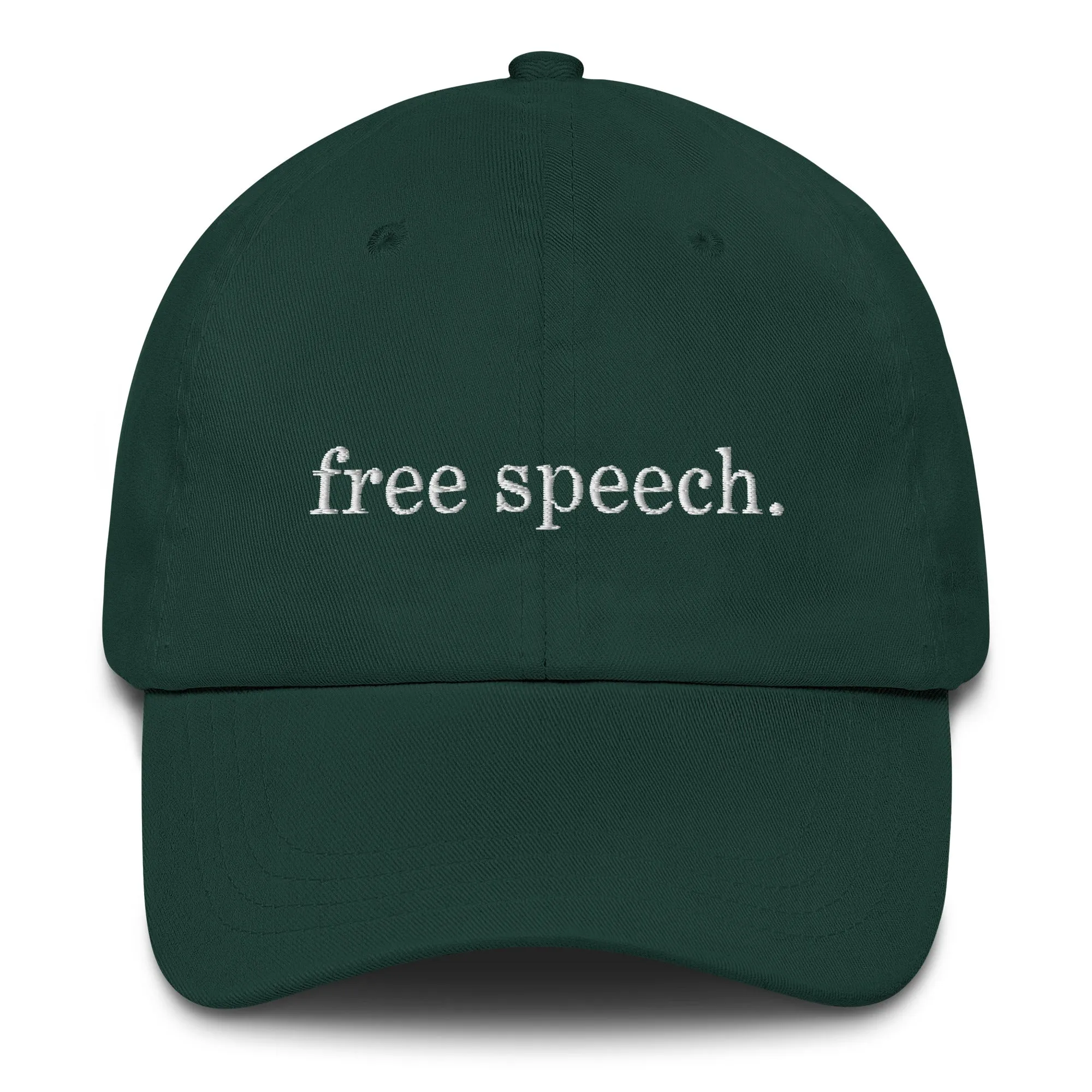 Free Speech Embroidered Dad Hat