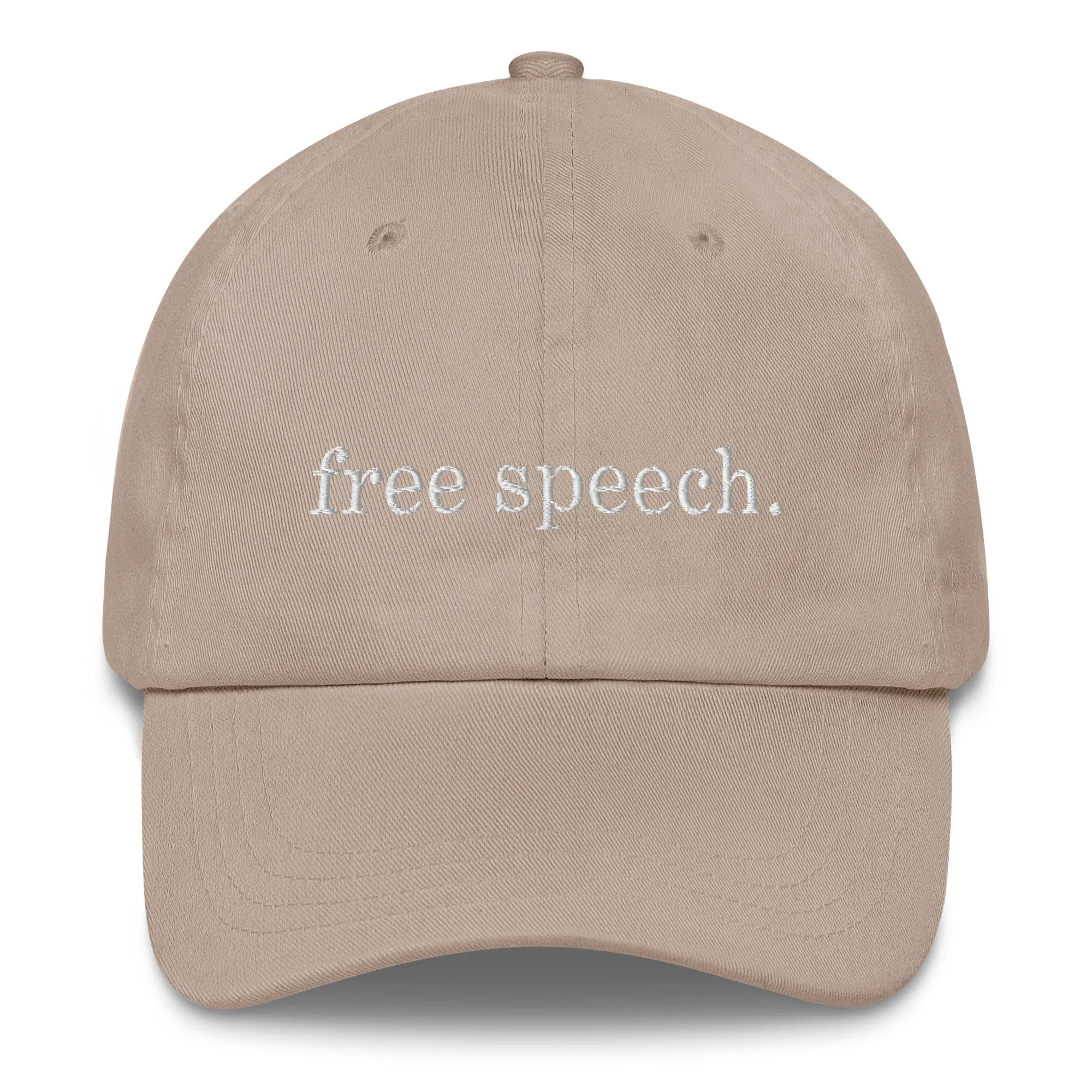 Free Speech Embroidered Dad Hat